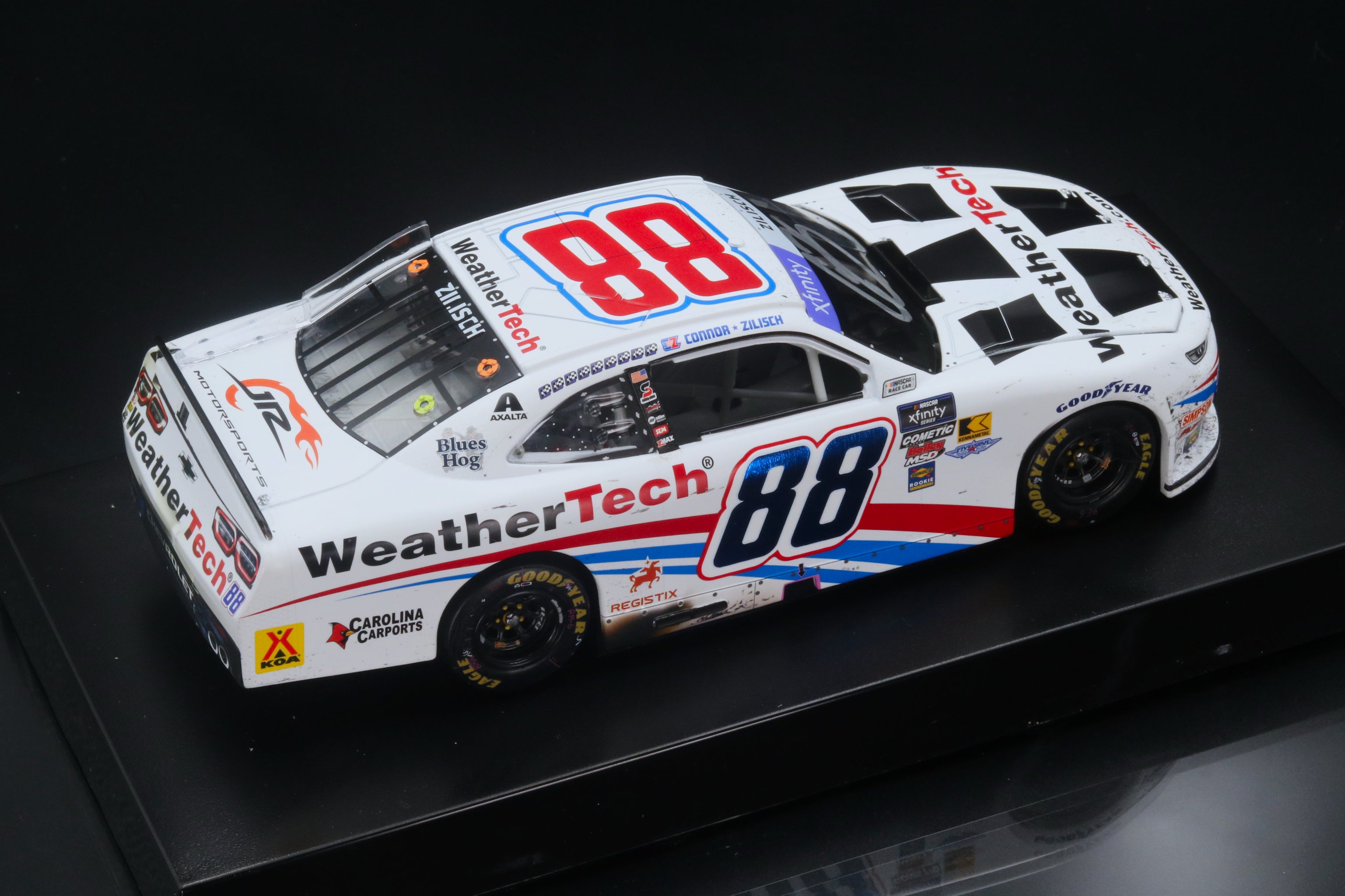 Connor Zilisch 2025 Weathertech WWT Raceway Race Win Autographed 1:24 Diecast