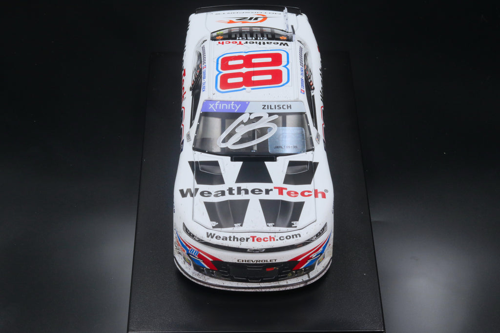 Connor Zilisch 2025 Weathertech WWT Raceway Race Win Autographed 1:24 Diecast