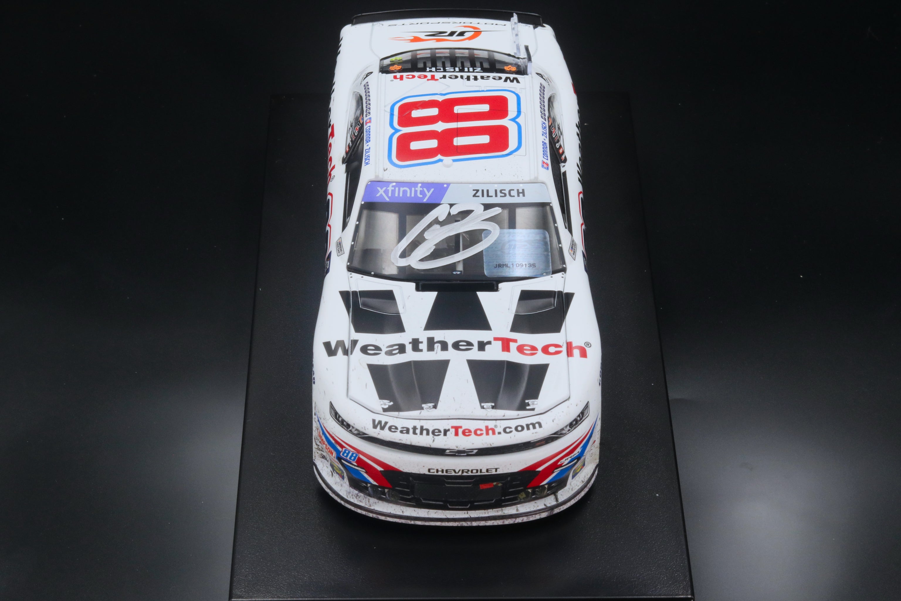 Connor Zilisch 2025 Weathertech WWT Raceway Race Win Autographed 1:24 Diecast