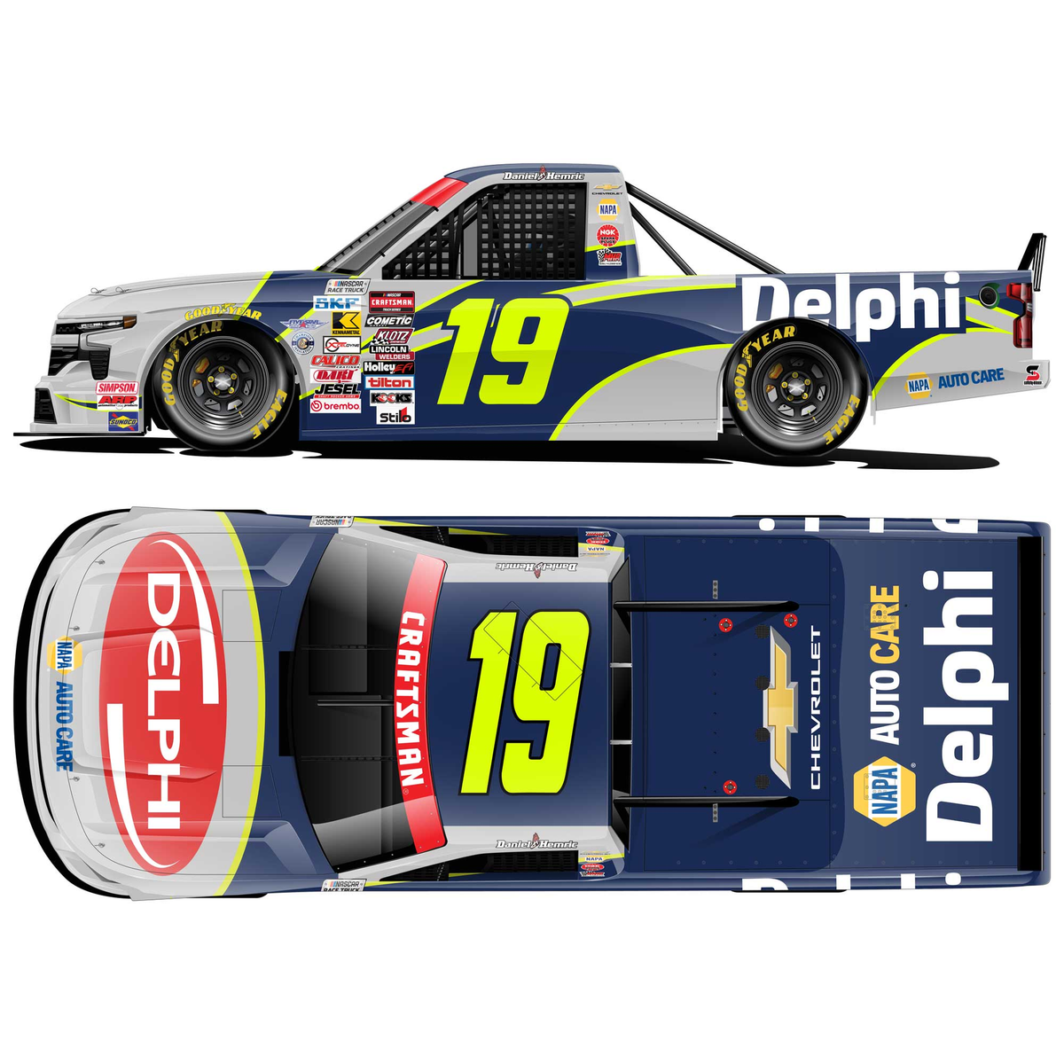 Daniel Hemric 2026 Delphi Tribute 1:64 Diecast
