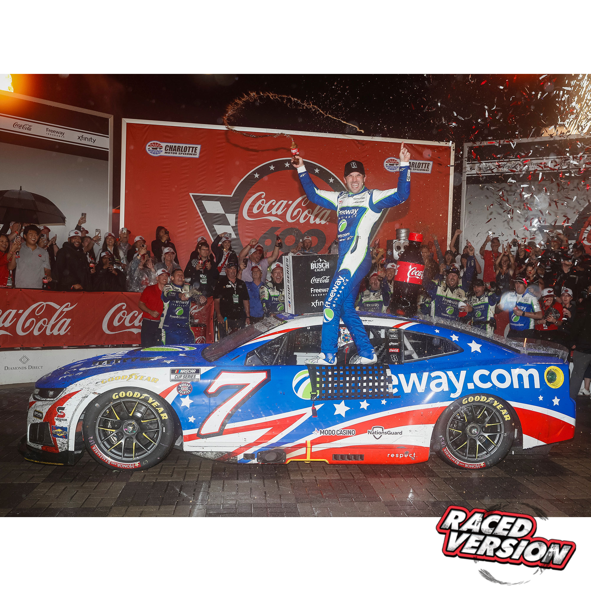 Daniel Suárez 2026 Freeway Insurance Charlotte Motor Speedway Coca-Cola 600 Win 1:64 Diecast