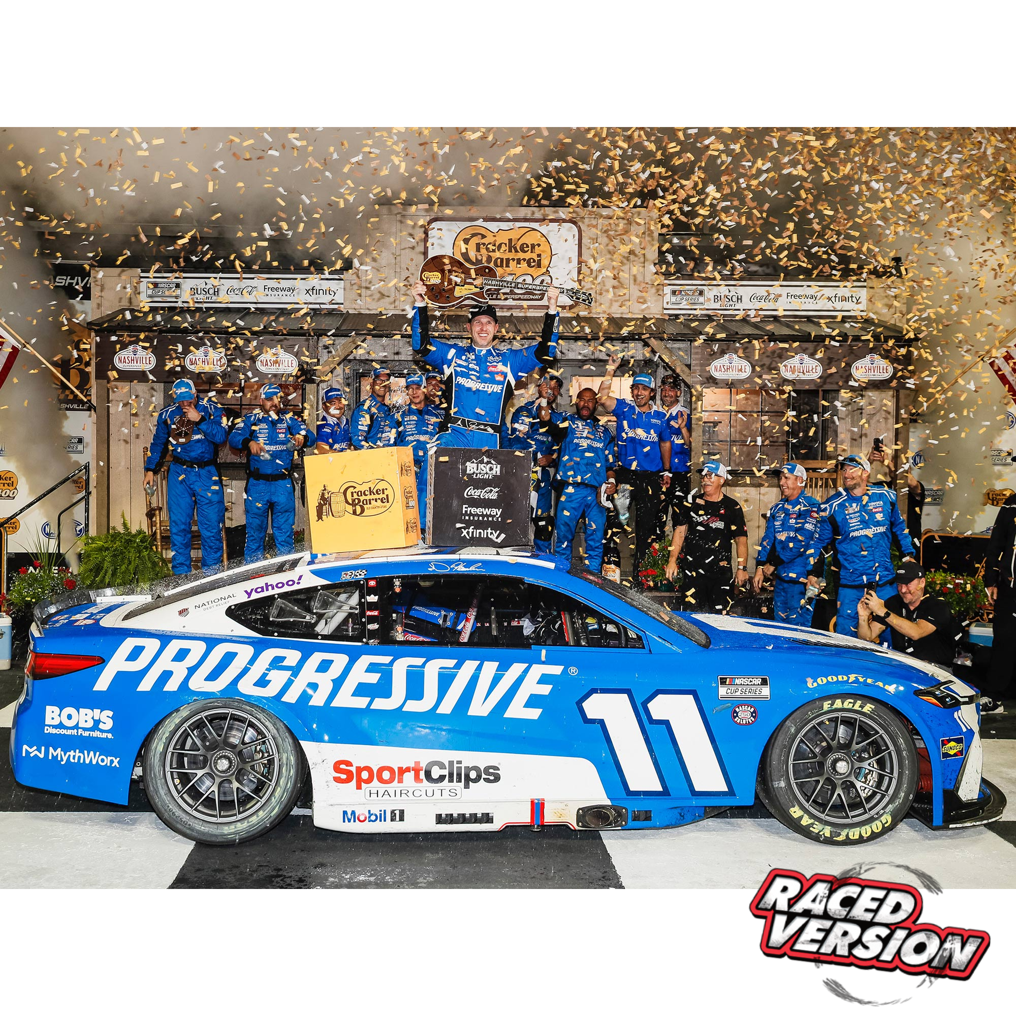 Denny Hamlin 2026 Progressive Insurance Nashville Superspeedway Race Win 1:64 Diecast