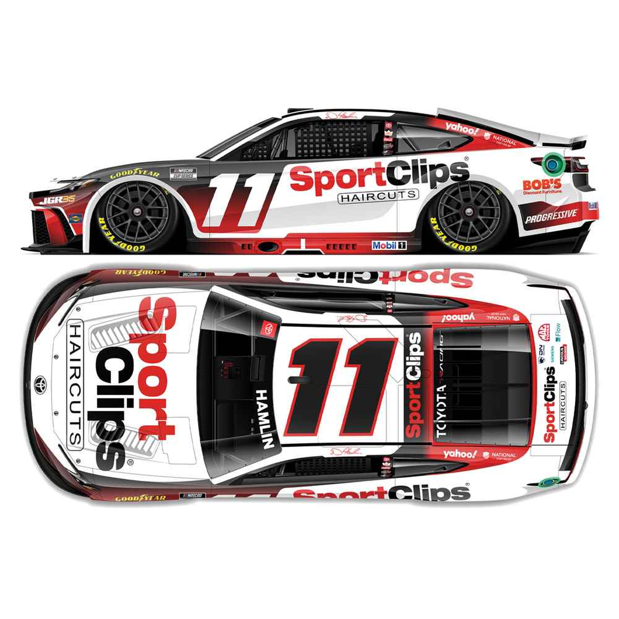 Denny Hamlin 2026 Sport Clips 1:64 Diecast