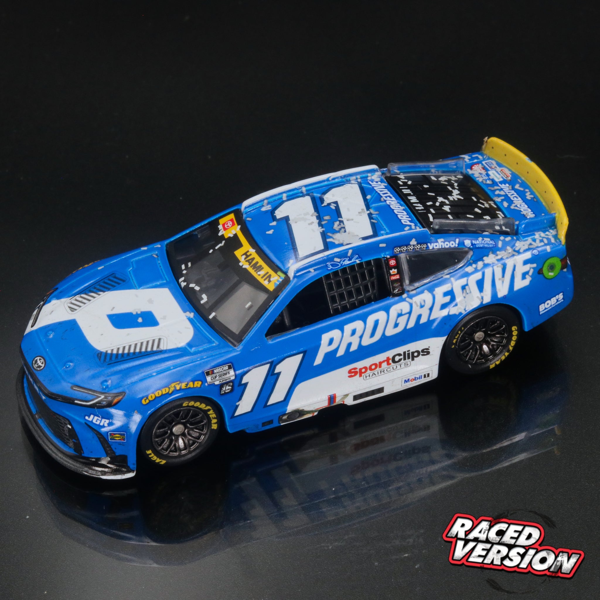 Denny Hamlin 2025 Progressive Insurance World Wide Technology Raceway Race Win 1:64 Diecast