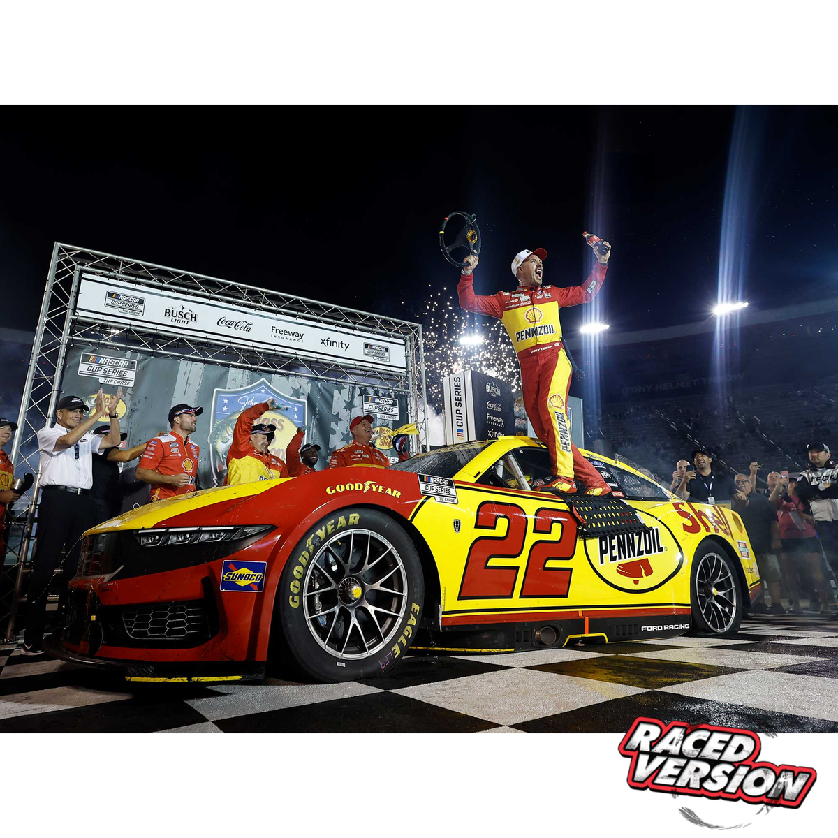 Joey Logano 2026 Shell / Pennzoil Bristol Motor Speedway Race Win 1:64 Diecast