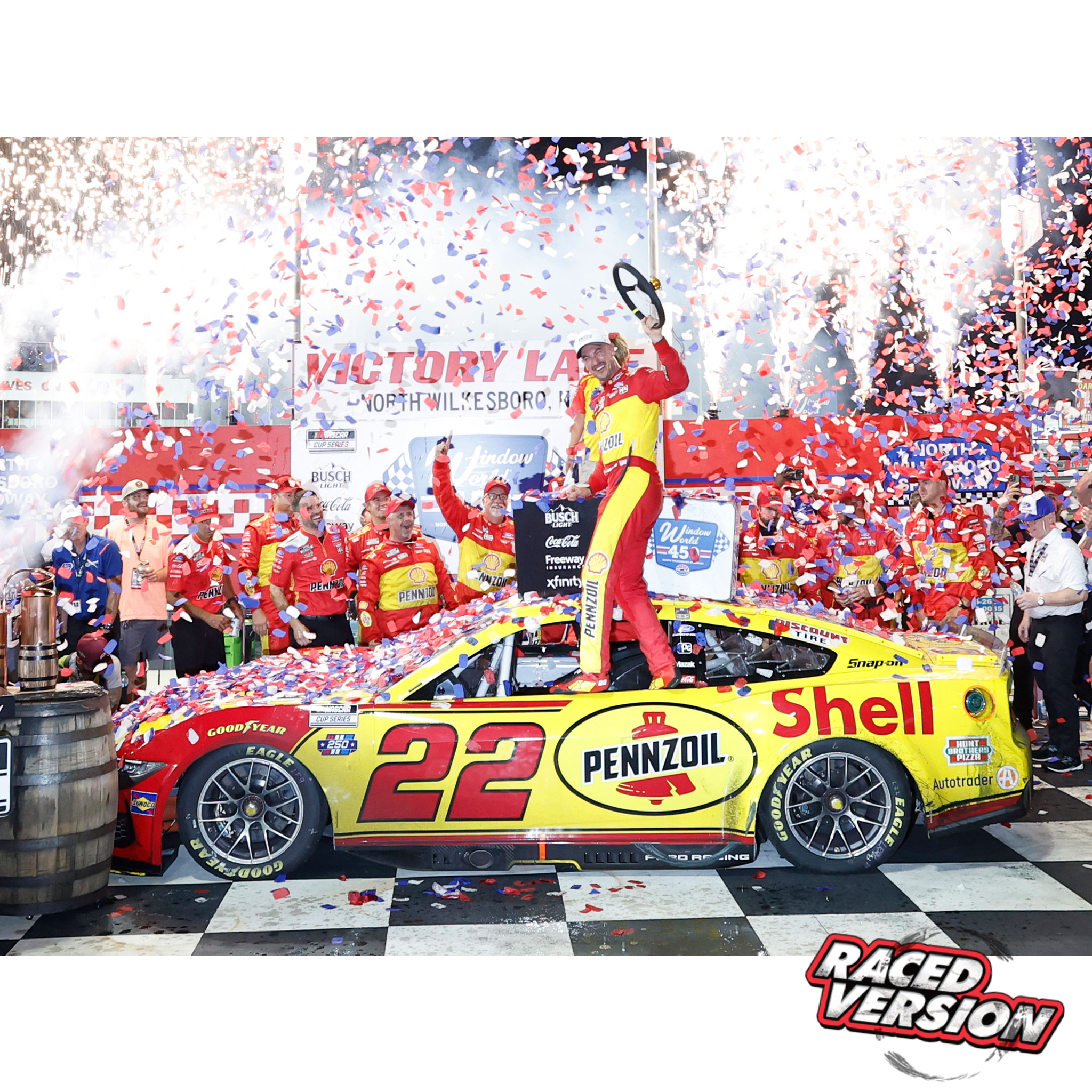 Joey Logano 2026 Shell-Pennzoil North Wilkesboro Speedway Race Win 1:64 Diecast