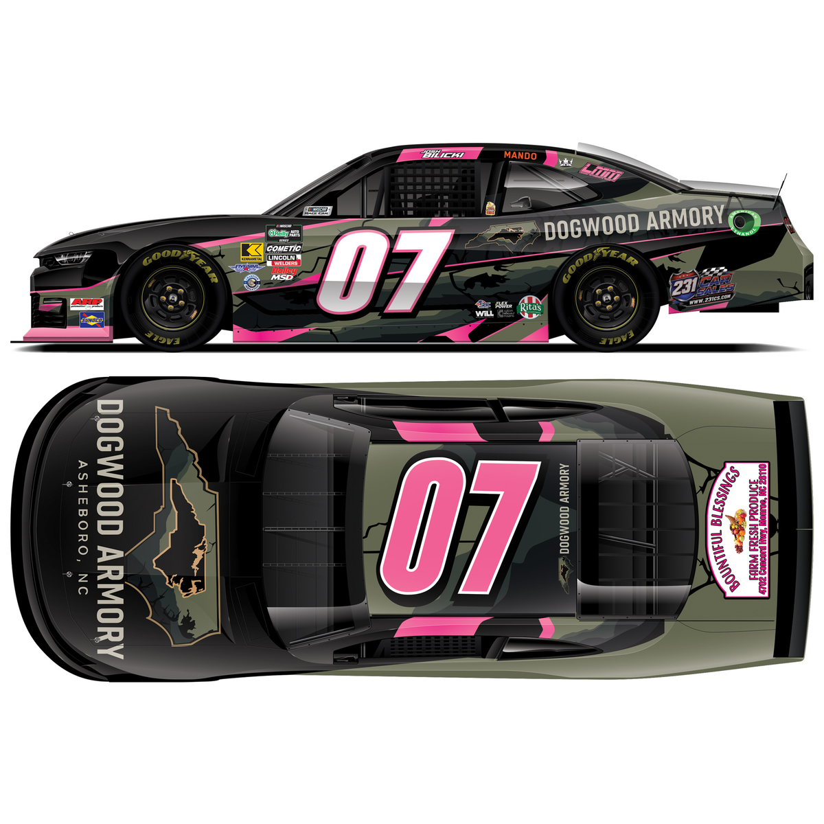 Josh Bilicki 2026 Dogwood Armory 1:64 Diecast