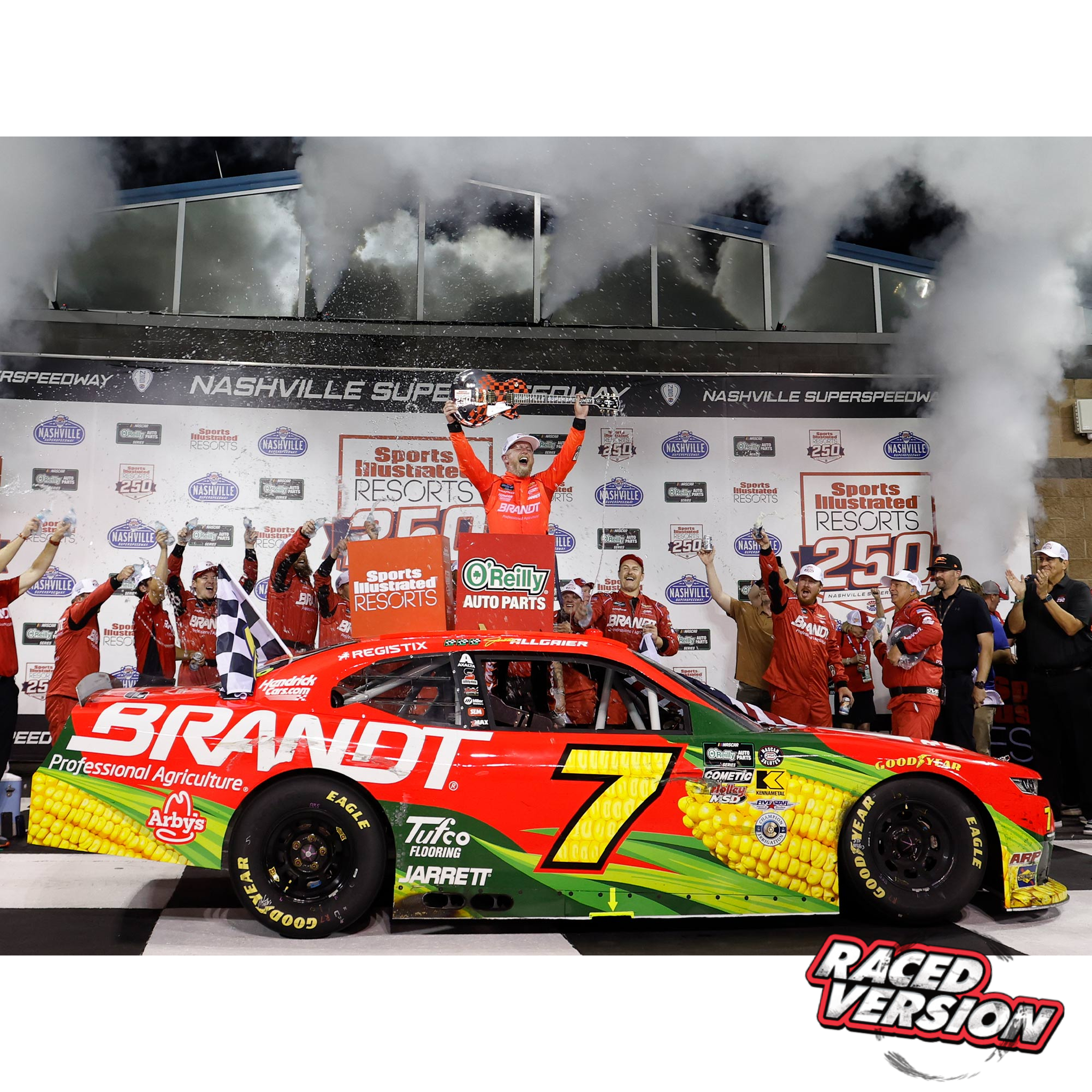 Justin Allgaier 2026 Brandt Nashville Superspeedway Race Win 1:24 Diecast