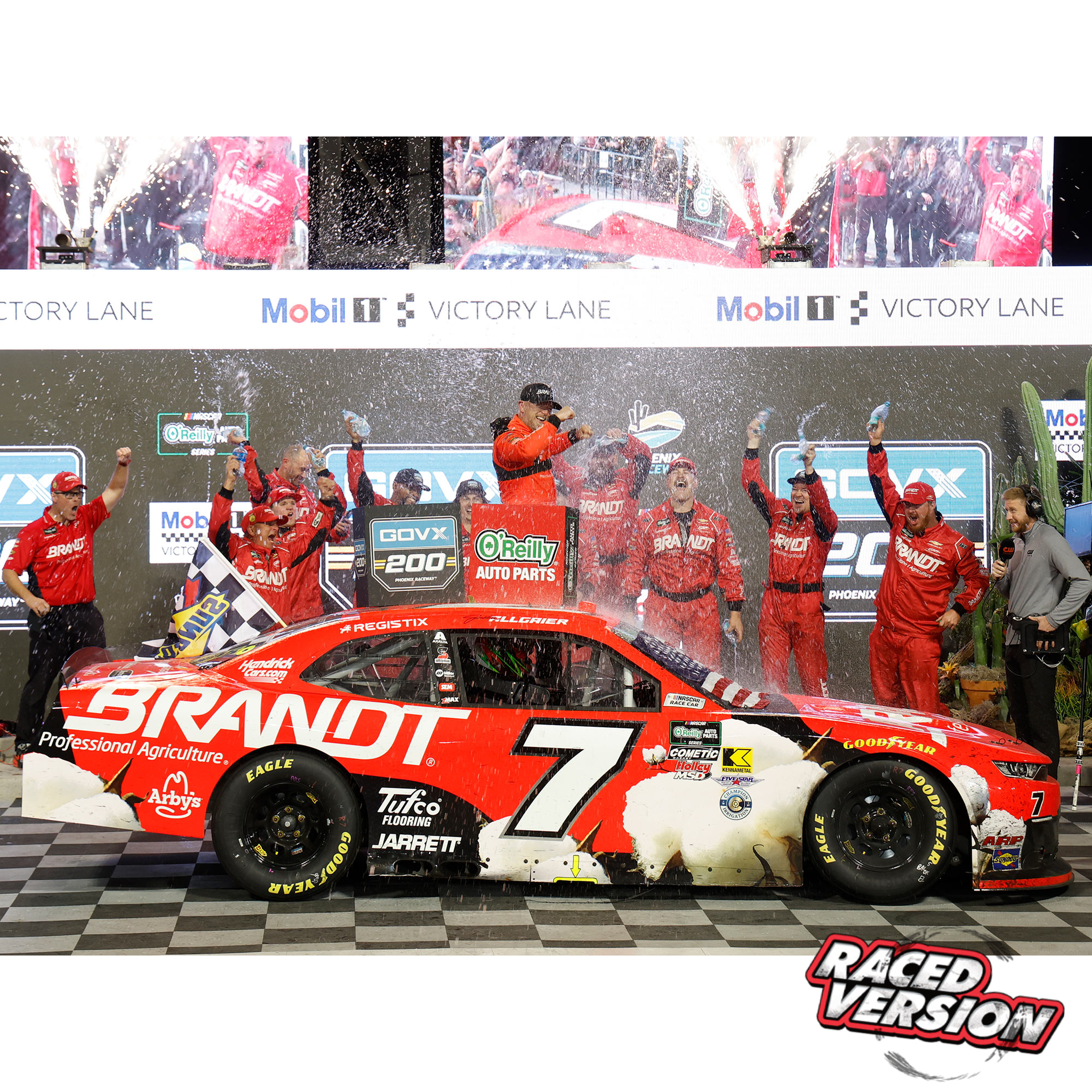 Justin Allgaier 2026 Brandt Phoenix Raceway Race Win 1:24 Diecast