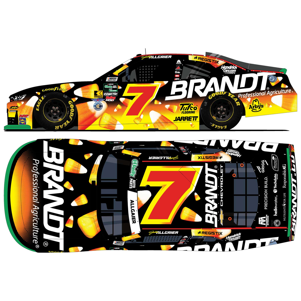 Justin Allgaier 2026 Brandt® Halloween 1:64 Diecast