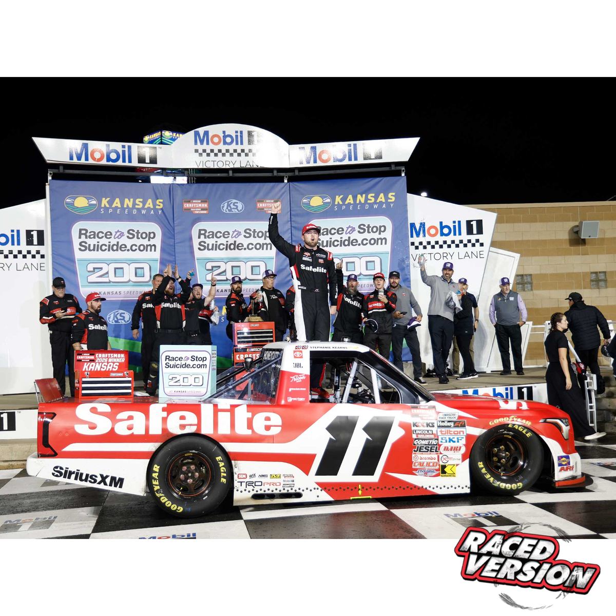 Kaden Honeycutt 2026 Safelite Kansas Speedway Race Win 1:64 Diecast