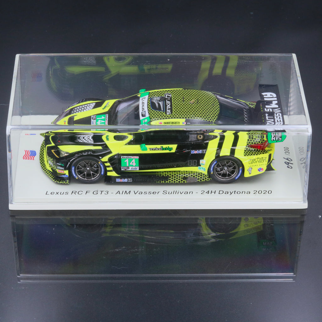 IMSA Lexus RC F GT3 #14 2020 Rolex 24 Hours of Daytona Kyle Busch, Jack Hawksworth, Parker Chase, Michael de Quesada 1:43 Resin