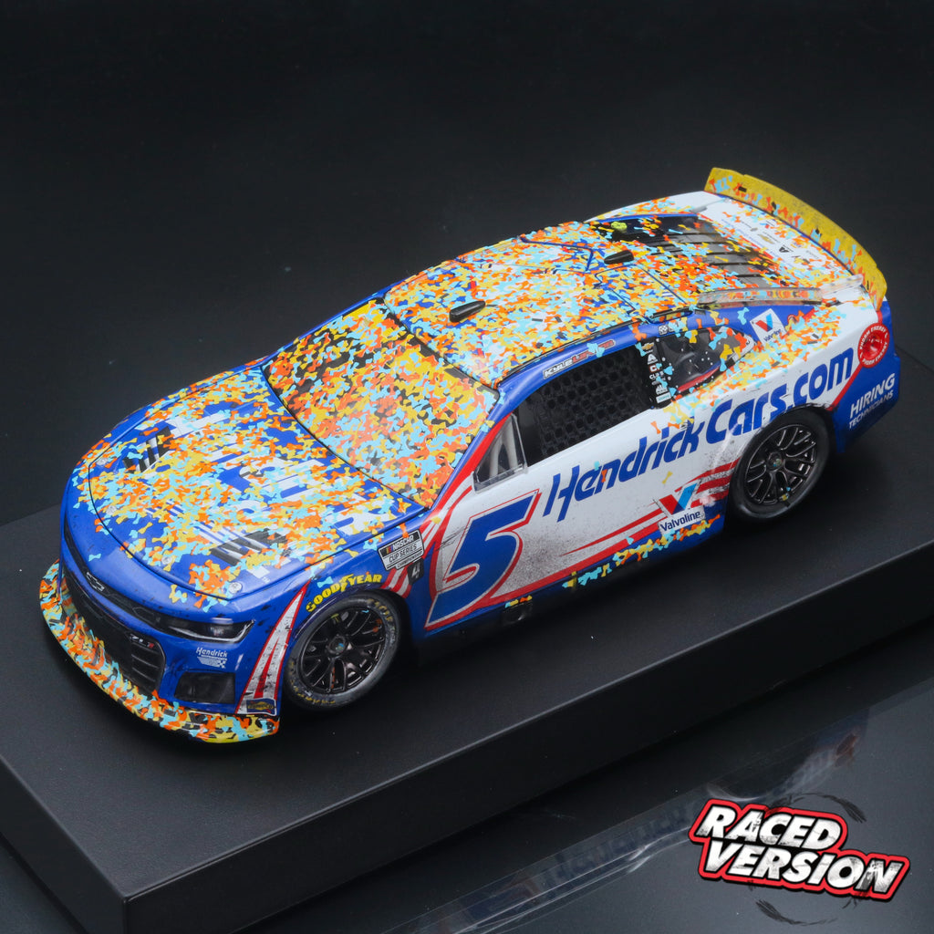 Kyle Larson 2025 HendrickCars.com Champion Raced Version 1:24 Diecast