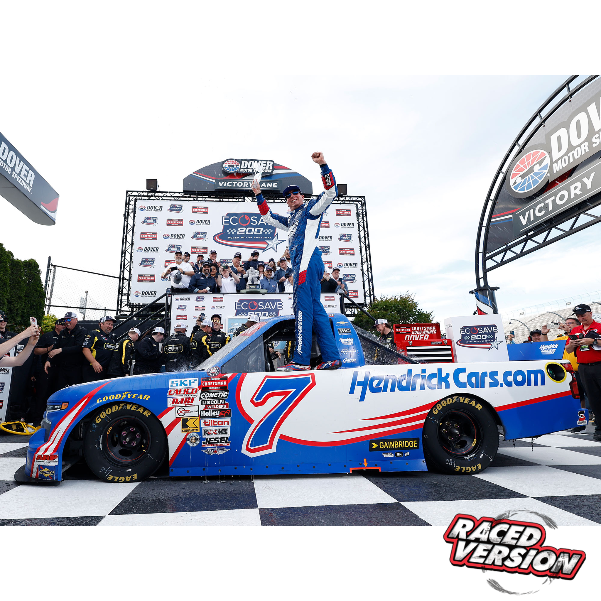 Kyle Busch 2026 HendrickCars.com Dover Motor Speedway Race Win 1:64 Diecast