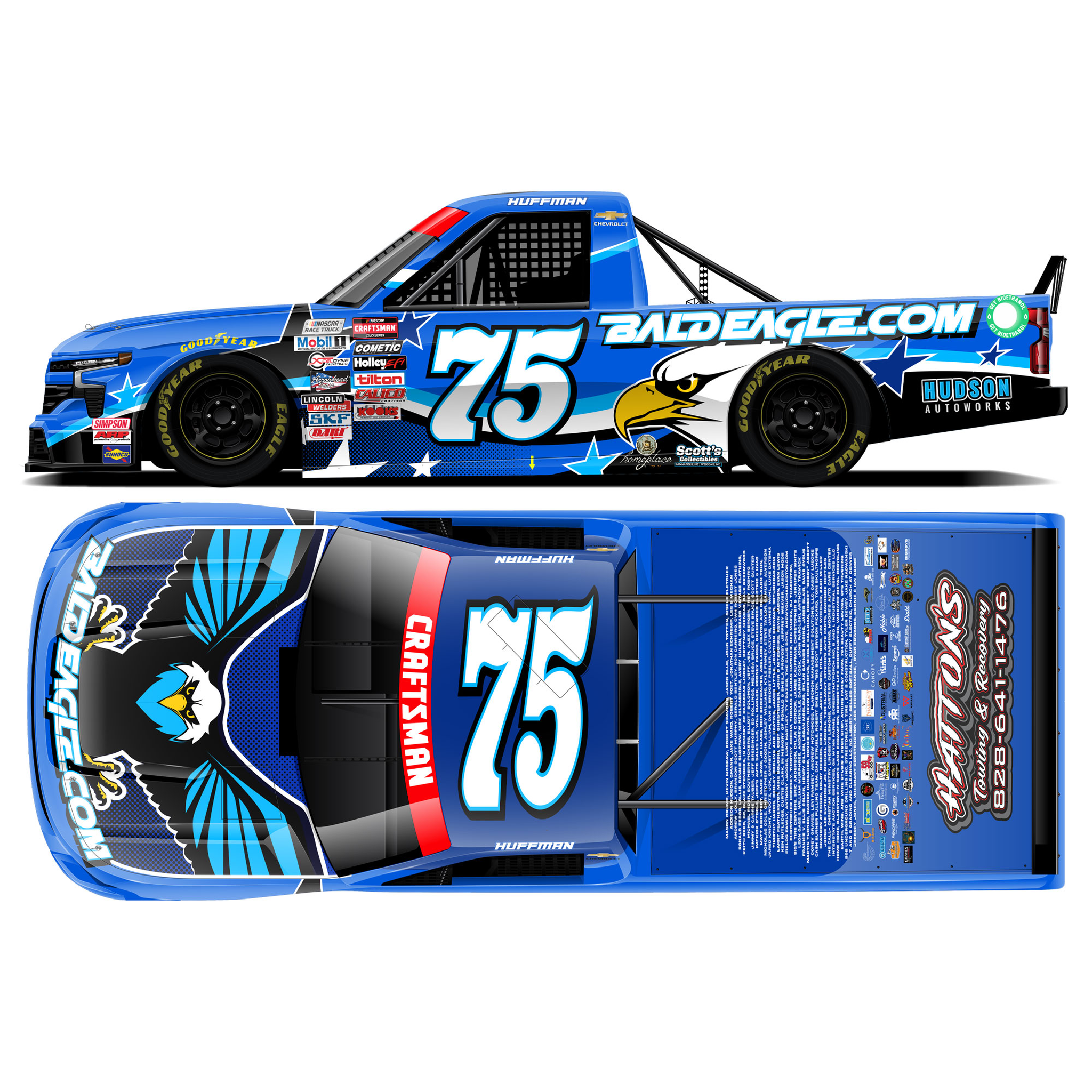 Landon Huffman 2026 BaldEagle.com 1:64 Diecast