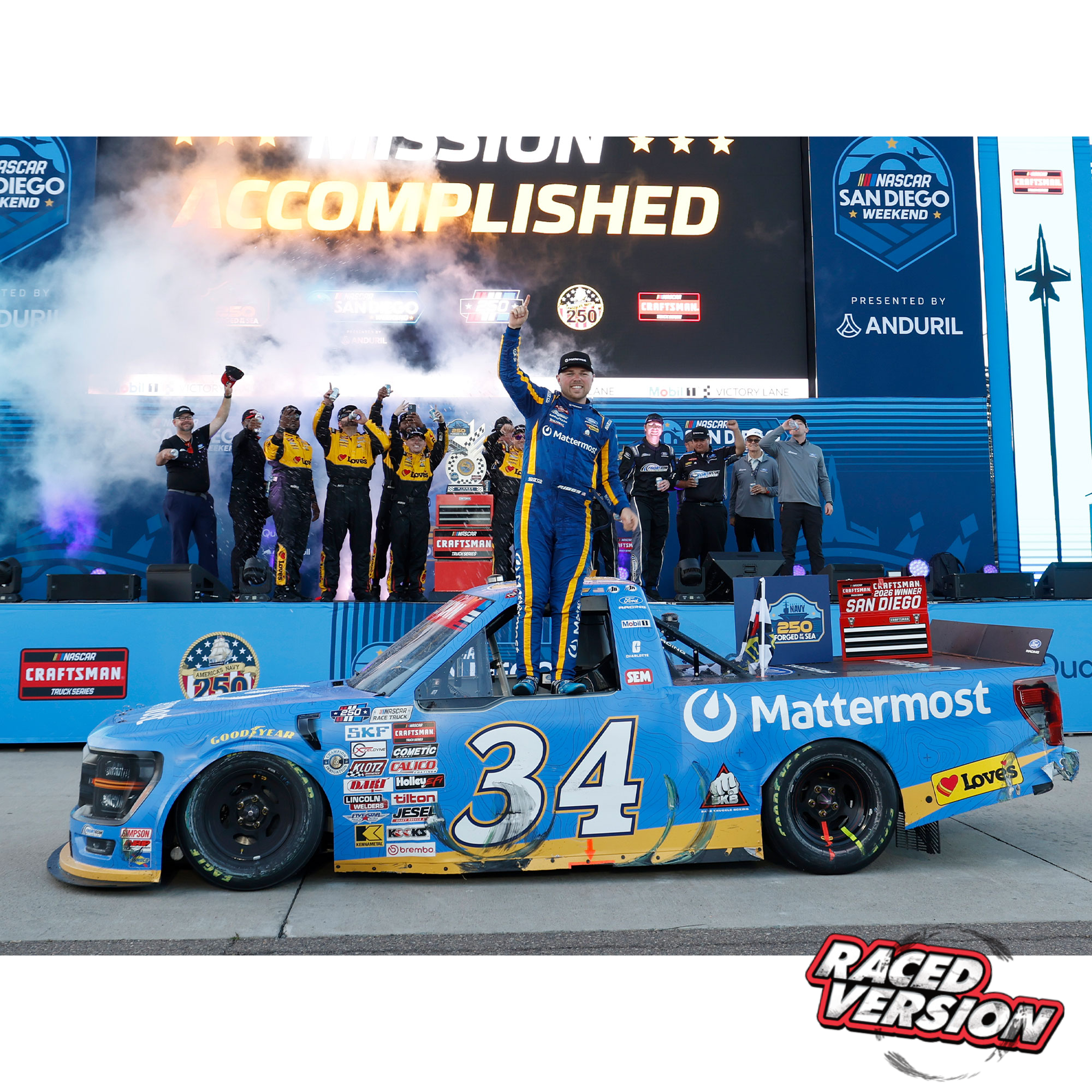 Layne Riggs 2026 Mattermost Race Win 1:64 Diecast