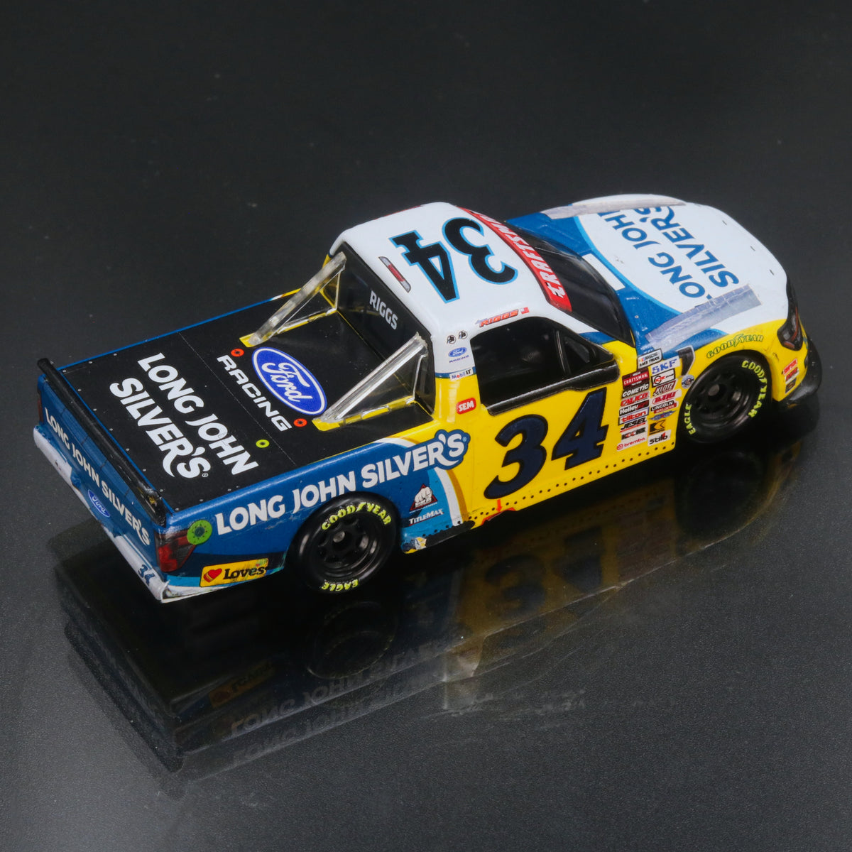 Layne Riggs 2026 Long John Silver's Race Win 1:64 Diecast