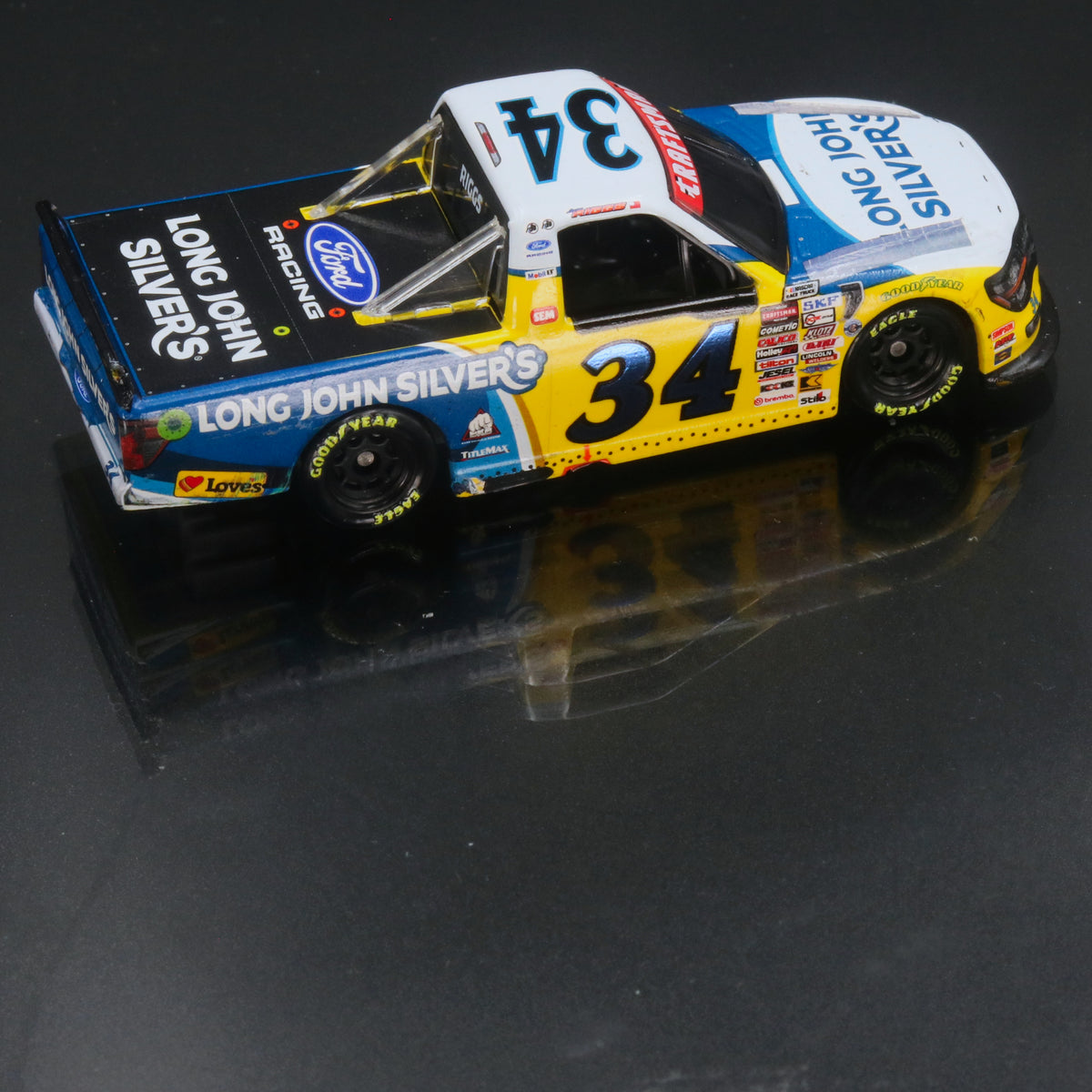 Layne Riggs 2026 Long John Silver's Race Win 1:64 Diecast