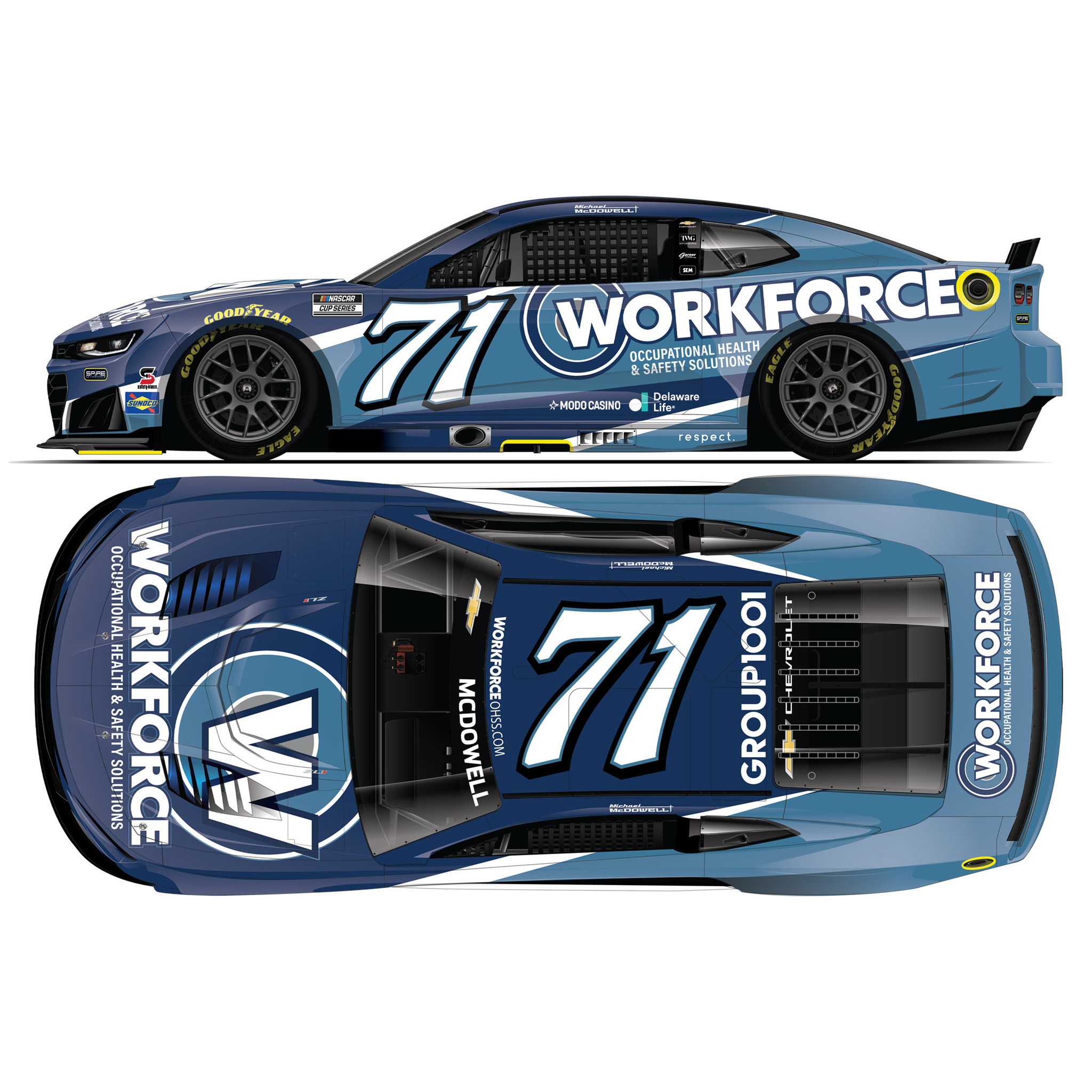 Michael Mcdowell 2026 Workforce 1:24 Diecast