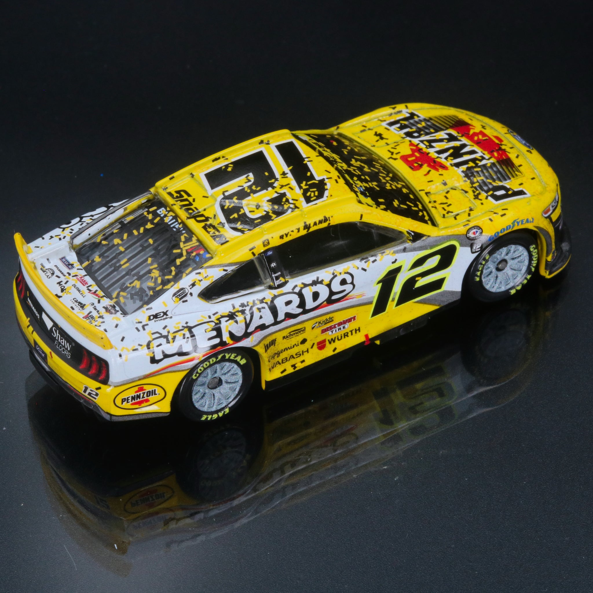 Ryan Blaney 2023 Menards / Pennzoil Talladega Superspeedway Race Win 1:64 Diecast