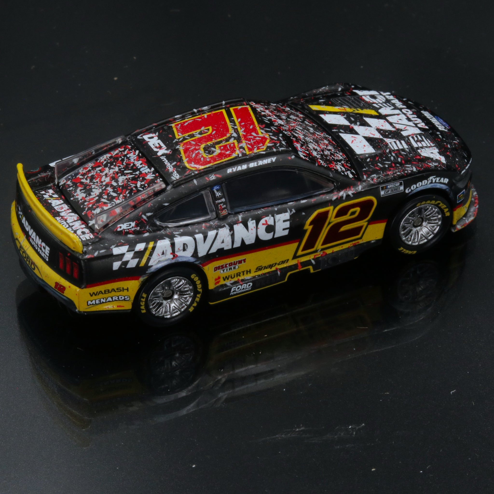 Ryan Blaney 2025 Advance Auto Parts Daytona International Speedway Race Win 1:64 Diecast