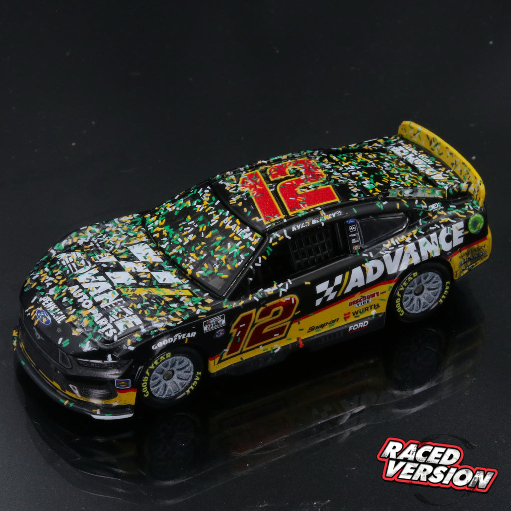 Ryan Blaney 2024 Advance Auto Parts Iowa Speedway Race Win 1:64 Diecast