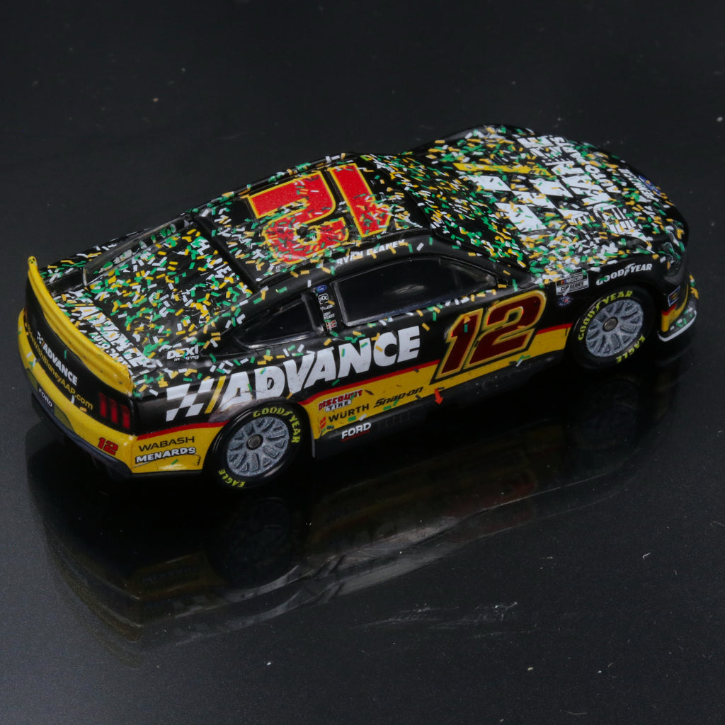 Ryan Blaney 2024 Advance Auto Parts Iowa Speedway Race Win 1:64 Diecast