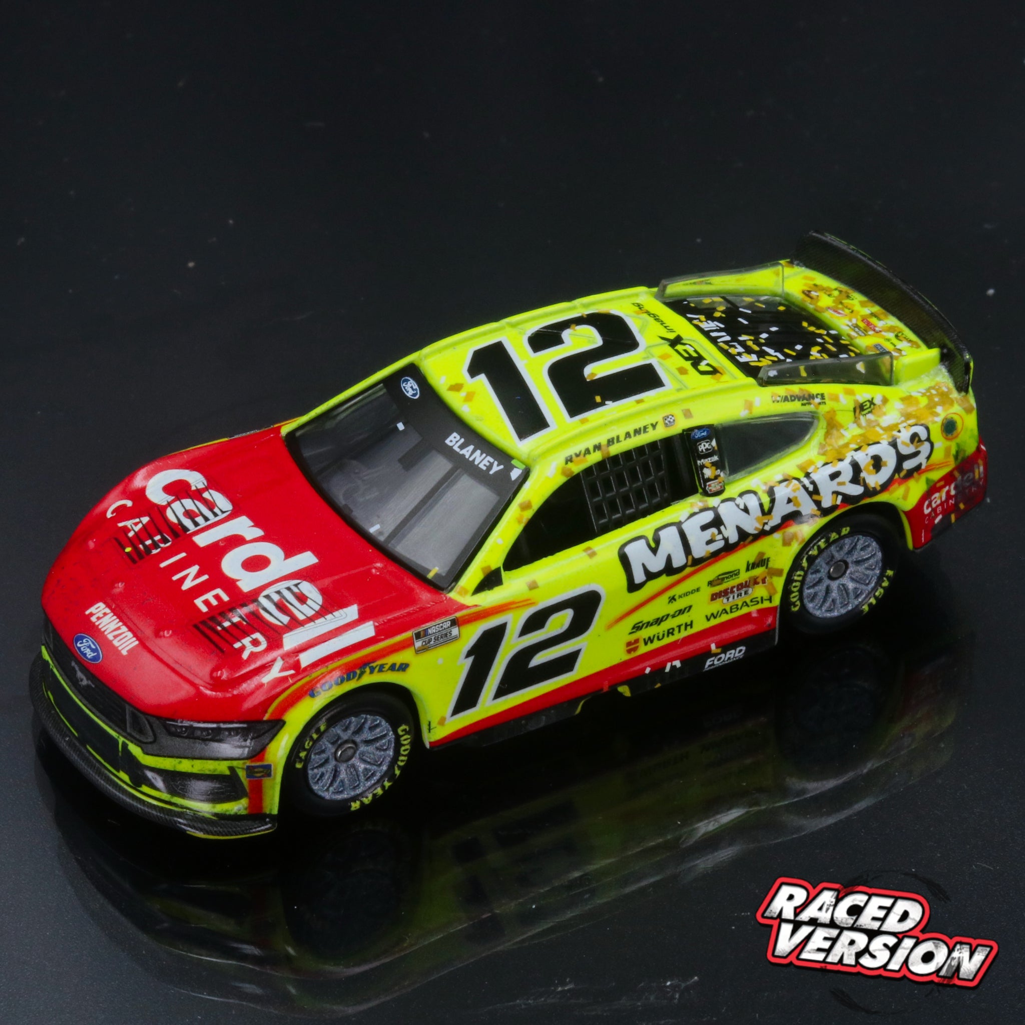 Ryan Blaney 2025 Menards / Cardell Nashville Superspeedway Race Win 1:64 Diecast