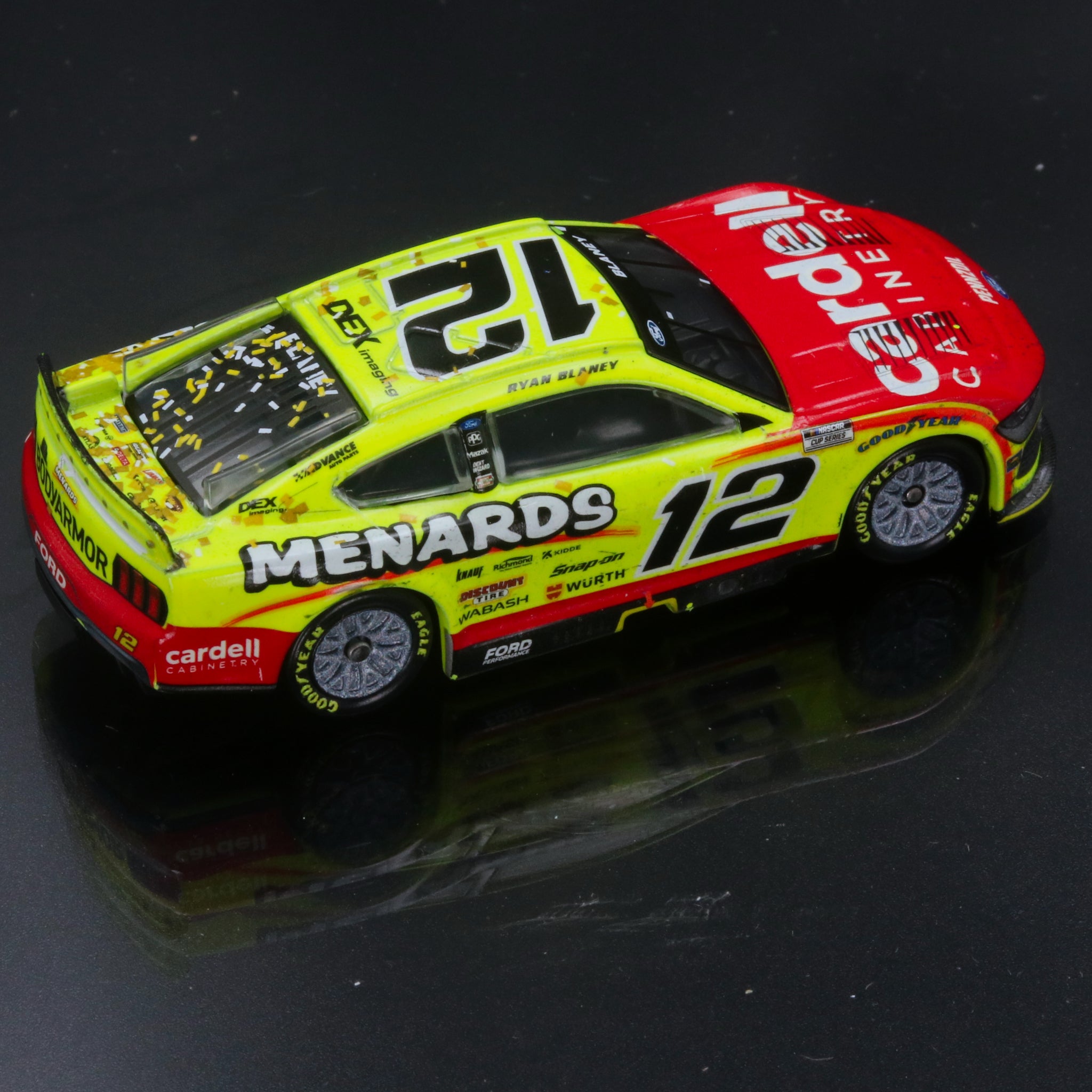 Ryan Blaney 2025 Menards / Cardell Nashville Superspeedway Race Win 1:64 Diecast