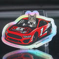 Rex Racing Co. Holographic Rex the Cat Sticker