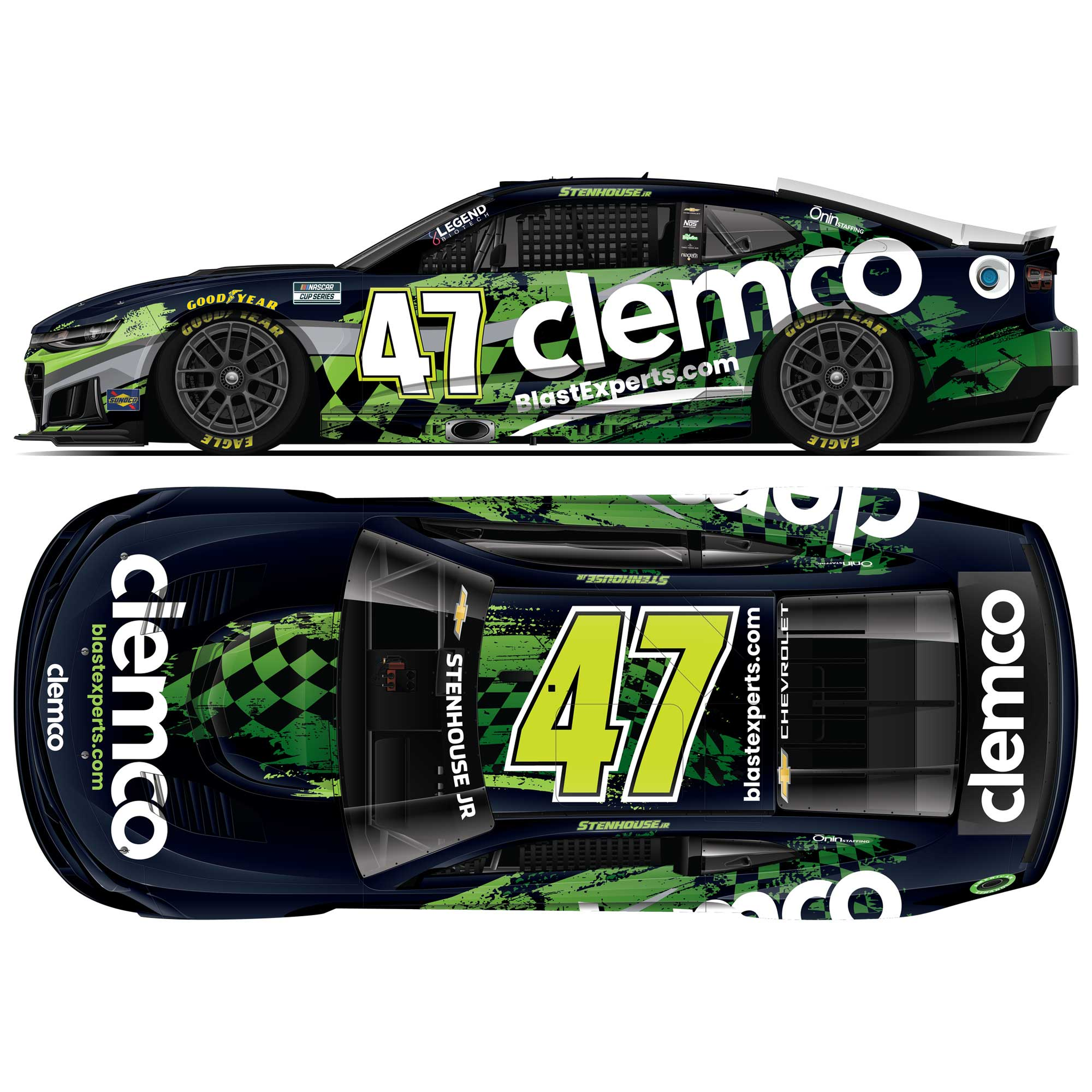 Ricky Stenhouse Jr. 2026 Clemco 1:64 Diecast