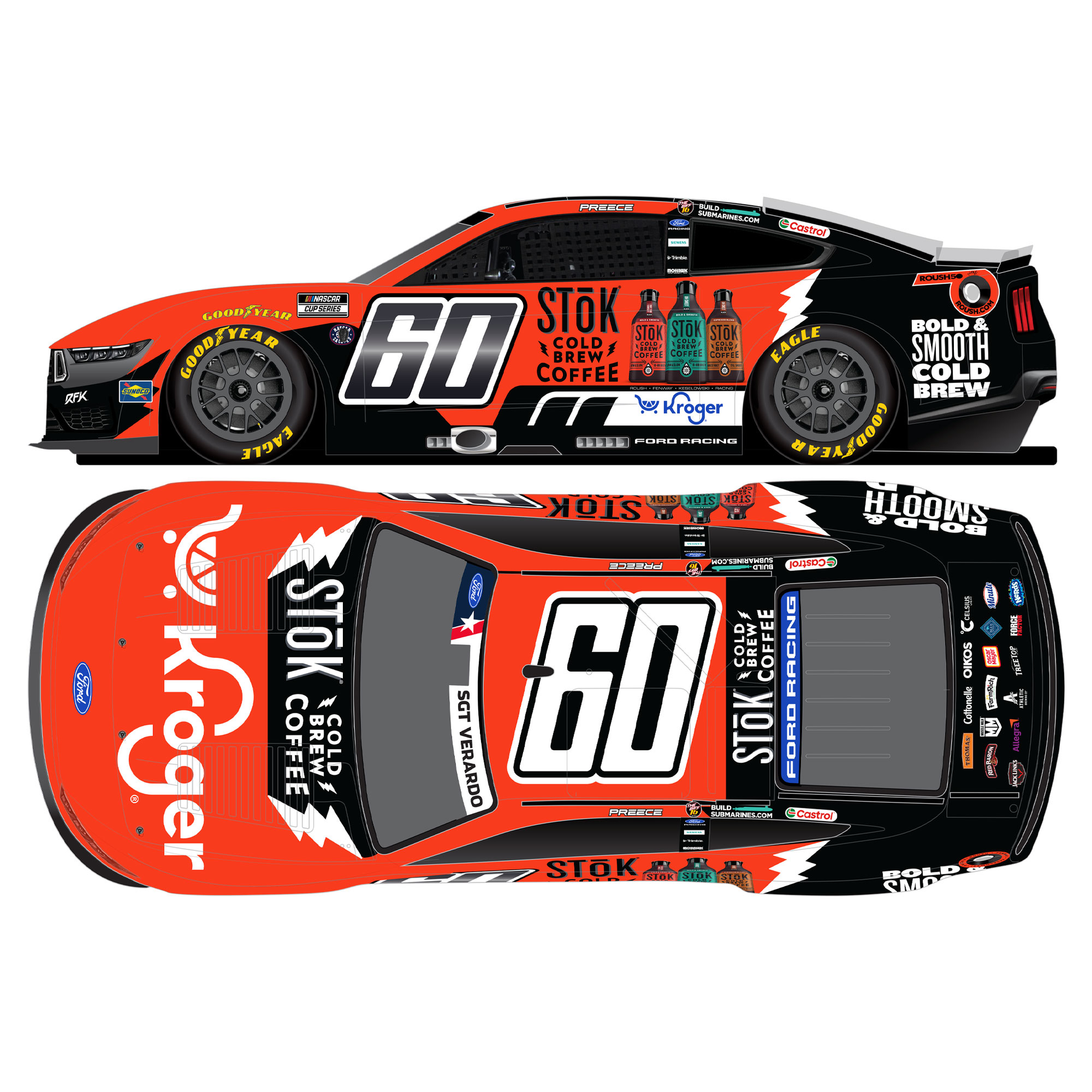 Ryan Preece 2026 Kroger / Stok Cold Brew Coffee 1:64 Diecast