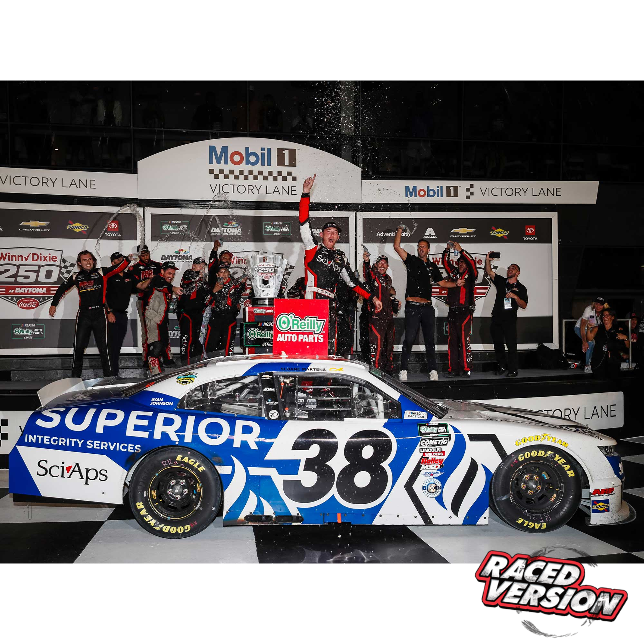 Ryan Sieg 2026 Superior Integrity Services Daytona International Speedway Race Win 1:64 Diecast