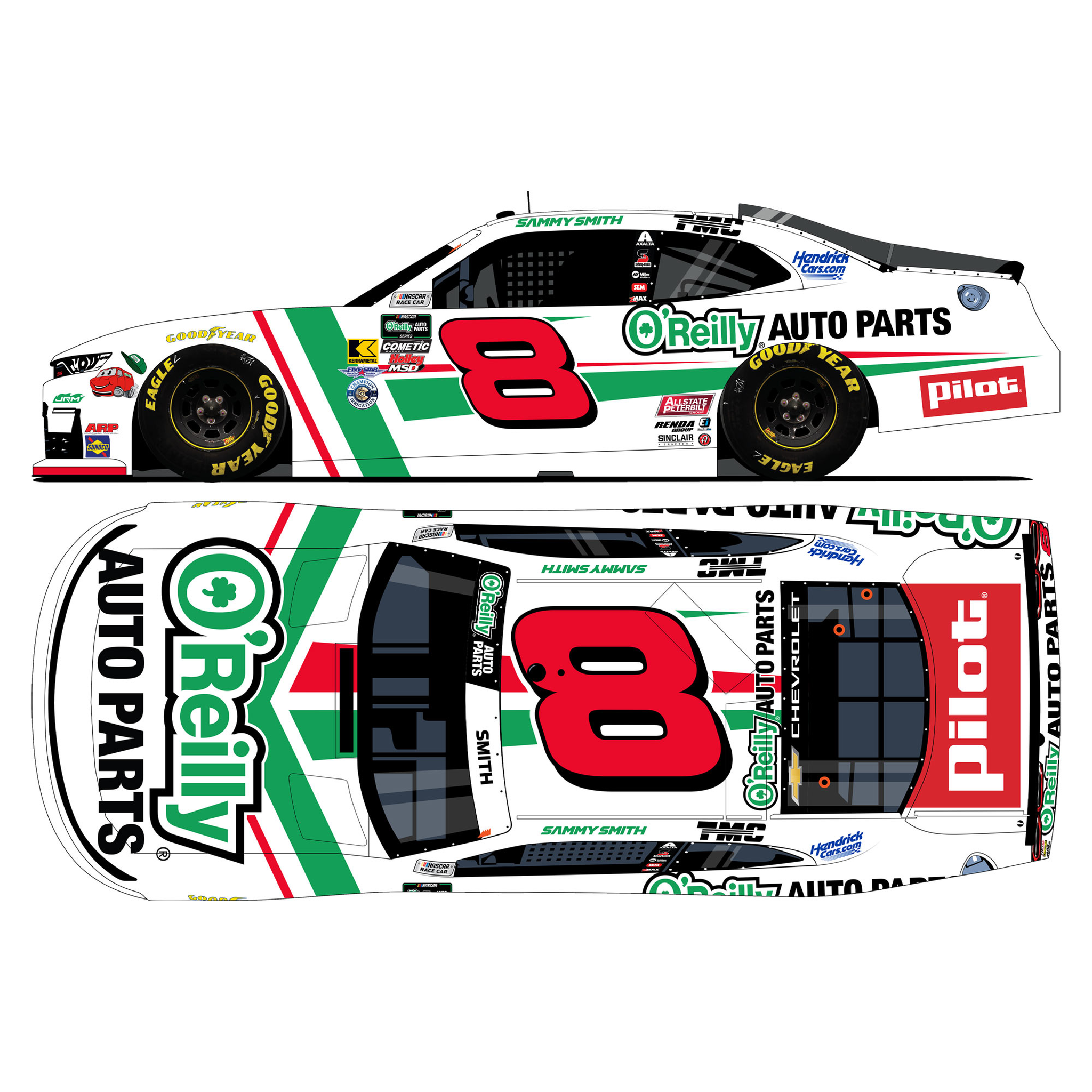 Sammy Smith 2026 O’Reilly Auto Parts 1:24 Diecast