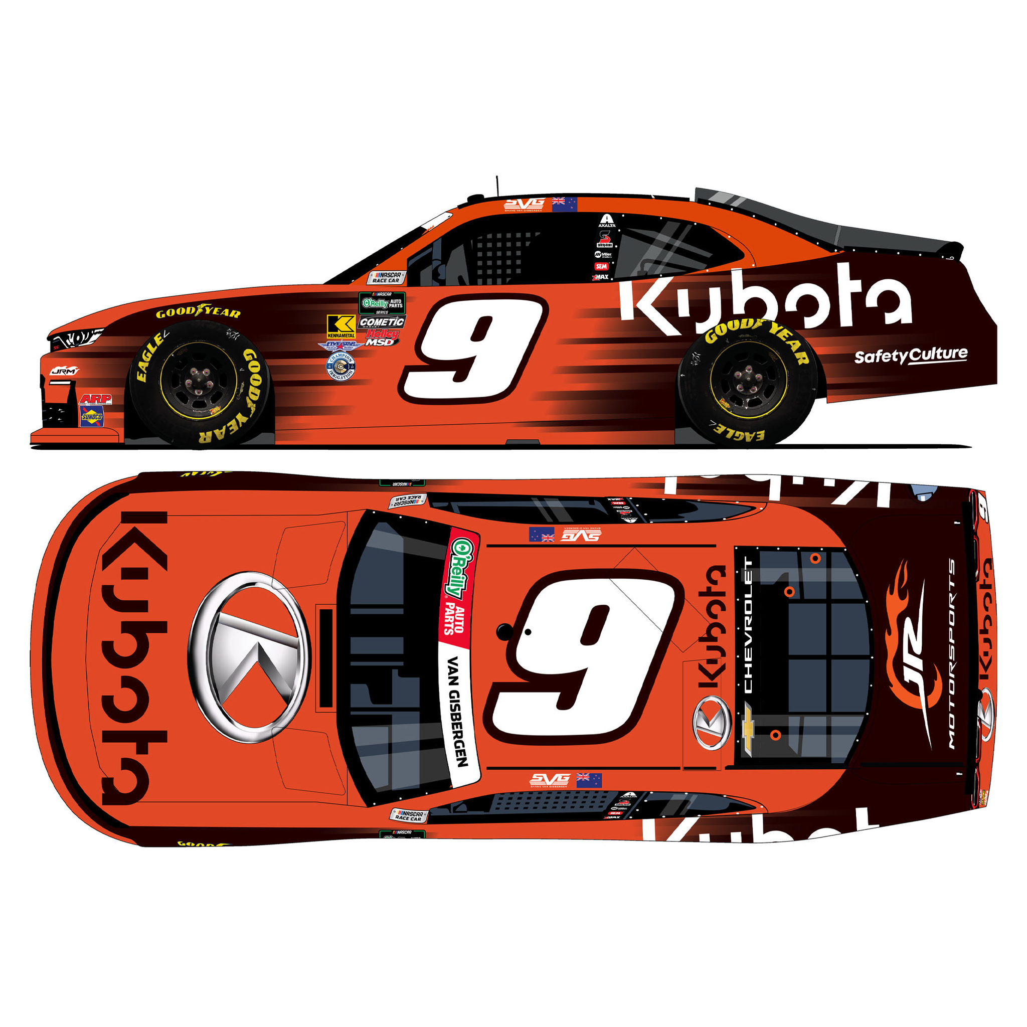Shane Van Gisbergen 2026 Kubota 1:24 Diecast