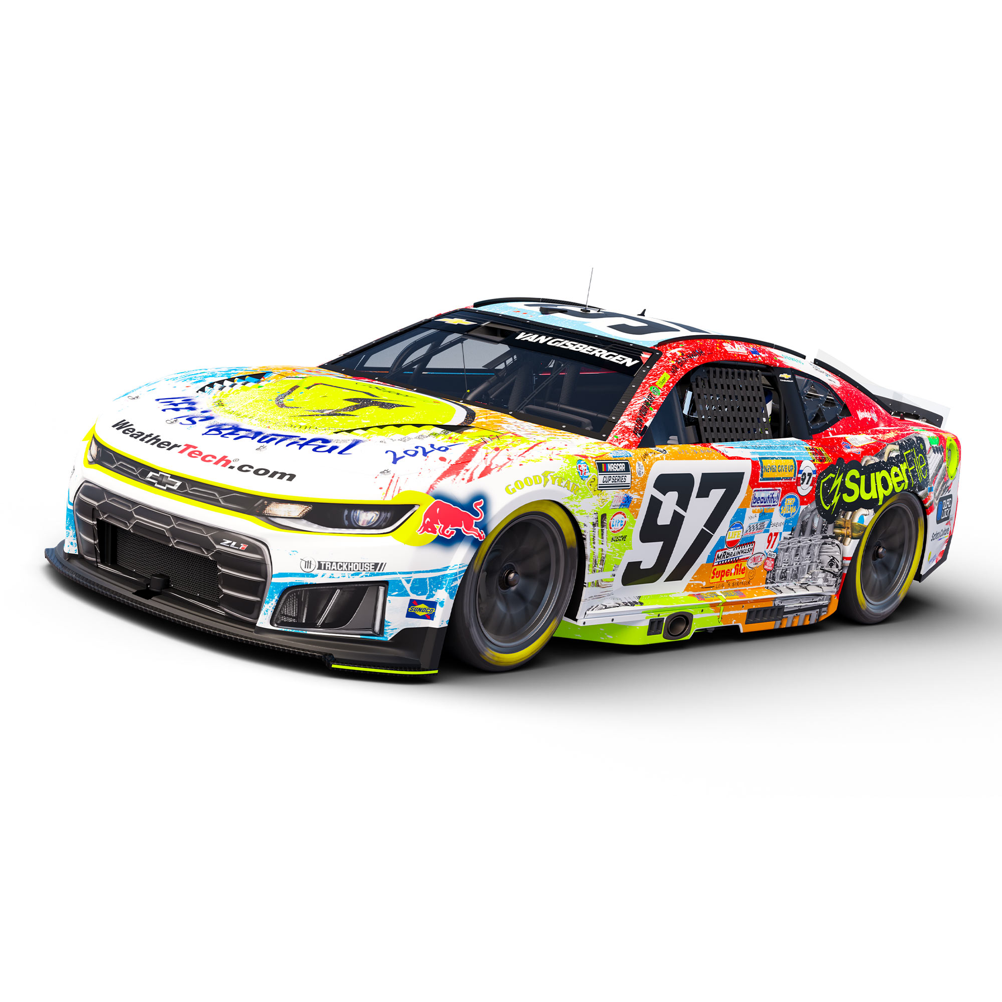 Shane Van Gisbergen 2026 SuperFile X Mr. Brainwash Las Vegas Motor Speedway 1:24 Diecast