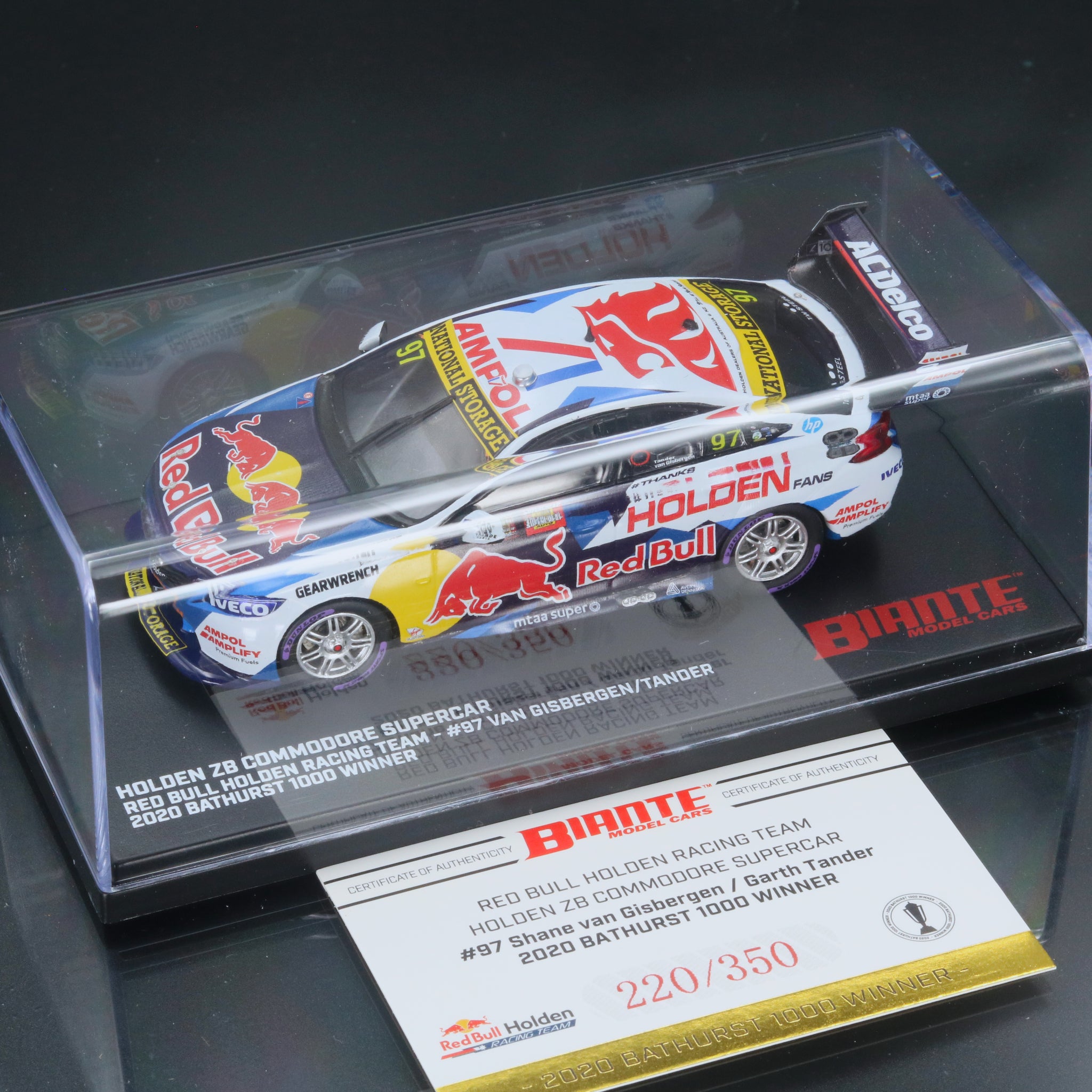 Shane van Gisbergen 2020 Red Bull Holden Racing Bathurst 1000 Winner "Thanks Holden Fans" 1:43 Diecast