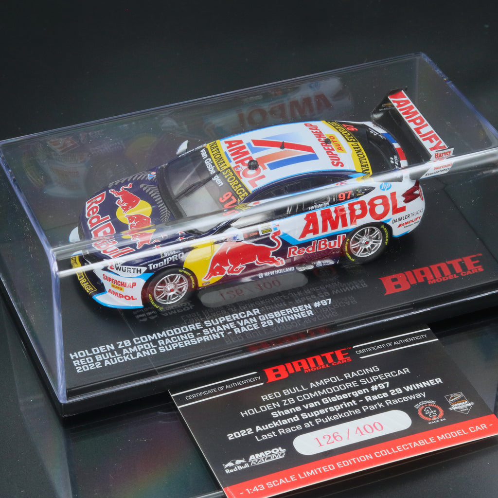 Shane van Gisbergen 2023 Red Bull Ampol Racing ITM Auckland Supersprint 1:43 Diecast