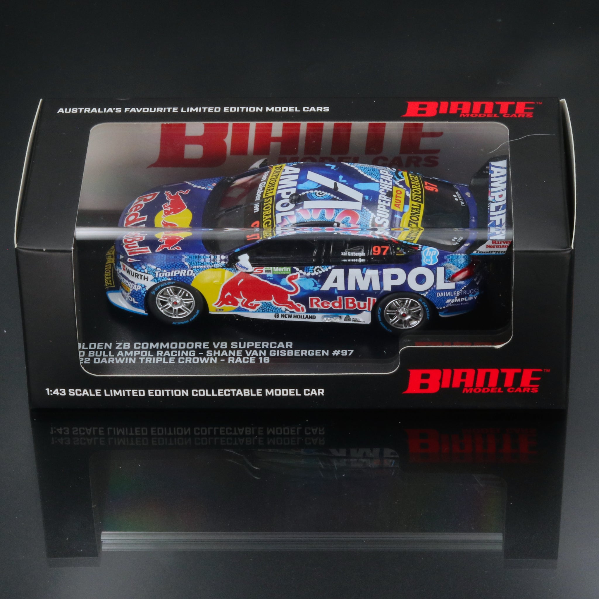 Shane van Gisbergen 2022 Red Bull Ampol Racing Merlin Darwin Triple Crown Race 16 Third Place 1:43 Diecast