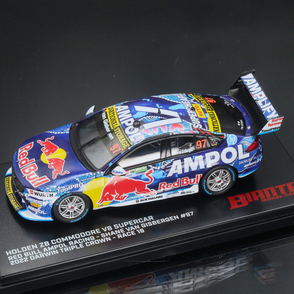 Shane van Gisbergen 2022 Red Bull Ampol Racing Merlin Darwin Triple Crown Race 16 Third Place 1:43 Diecast