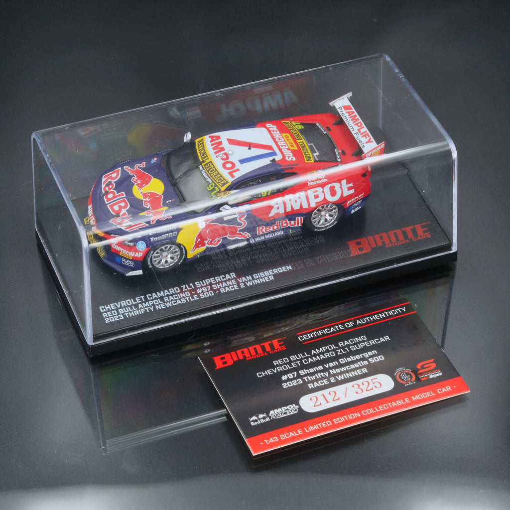 Shane van Gisbergen 2023 Red Bull Ampol Racing Thrifty Newcastle 500 Race 2 Winner 1:43 Diecast