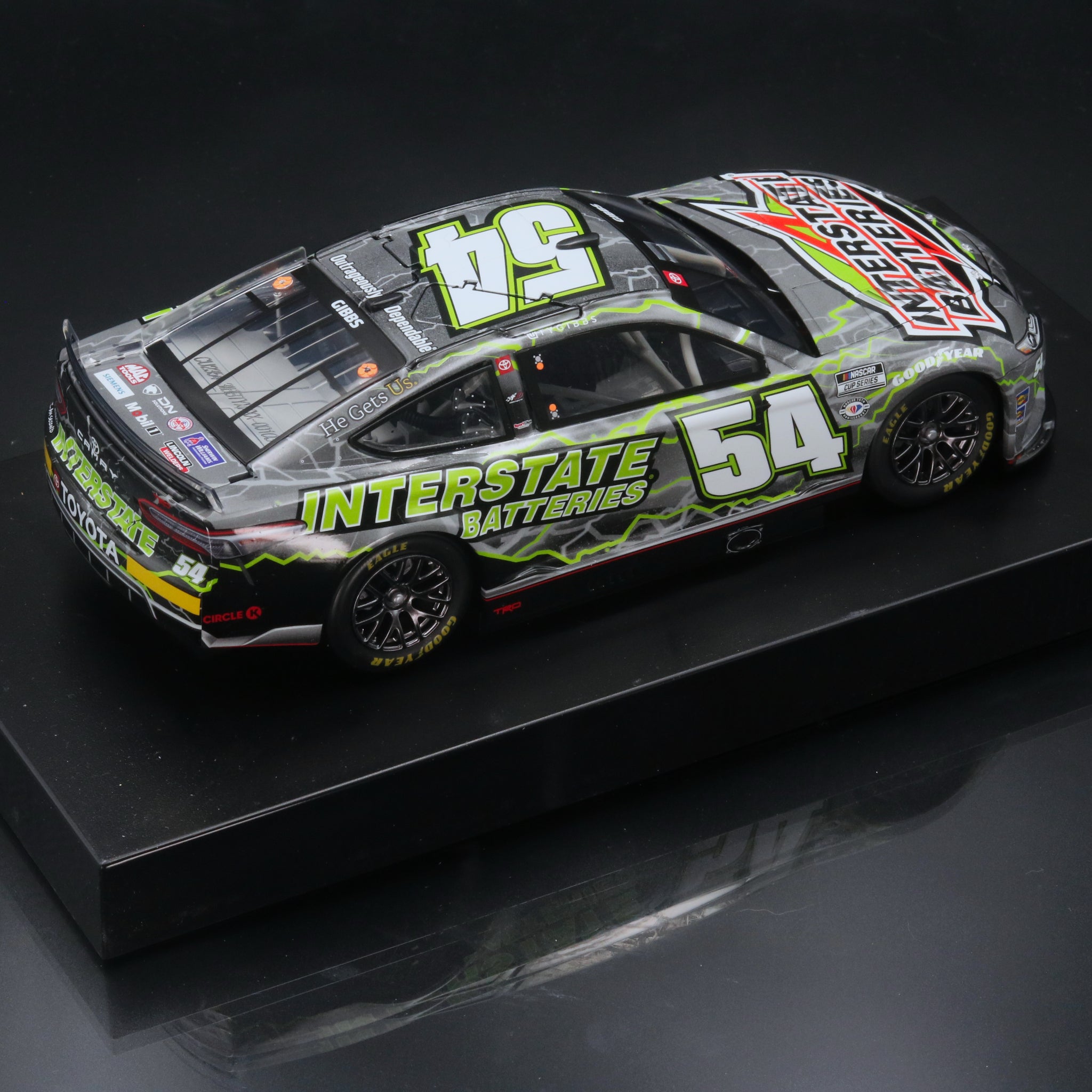 Ty Gibbs 2023 Interstate Batteries Black 1:24 Diecast