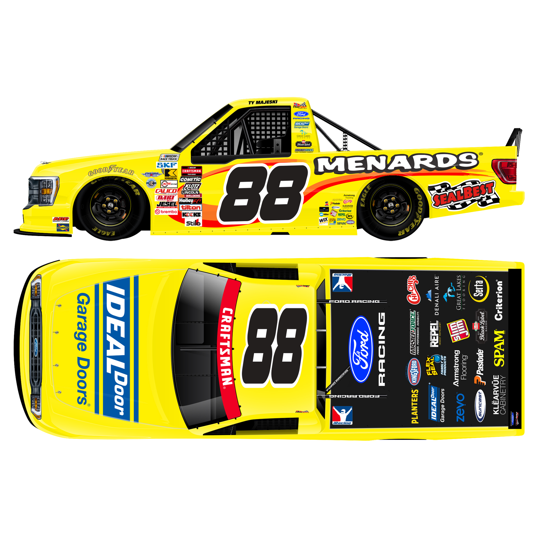 Ty Majeski 2026 Menards / Ideal Door 1:24 Diecast