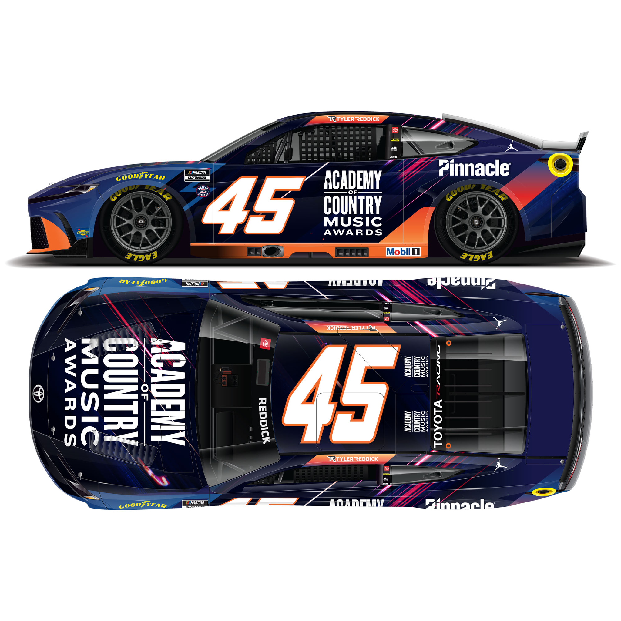 Tyler Reddick 2026 Pinnacle Academy Of Country Music Awards 1:24 Diecast