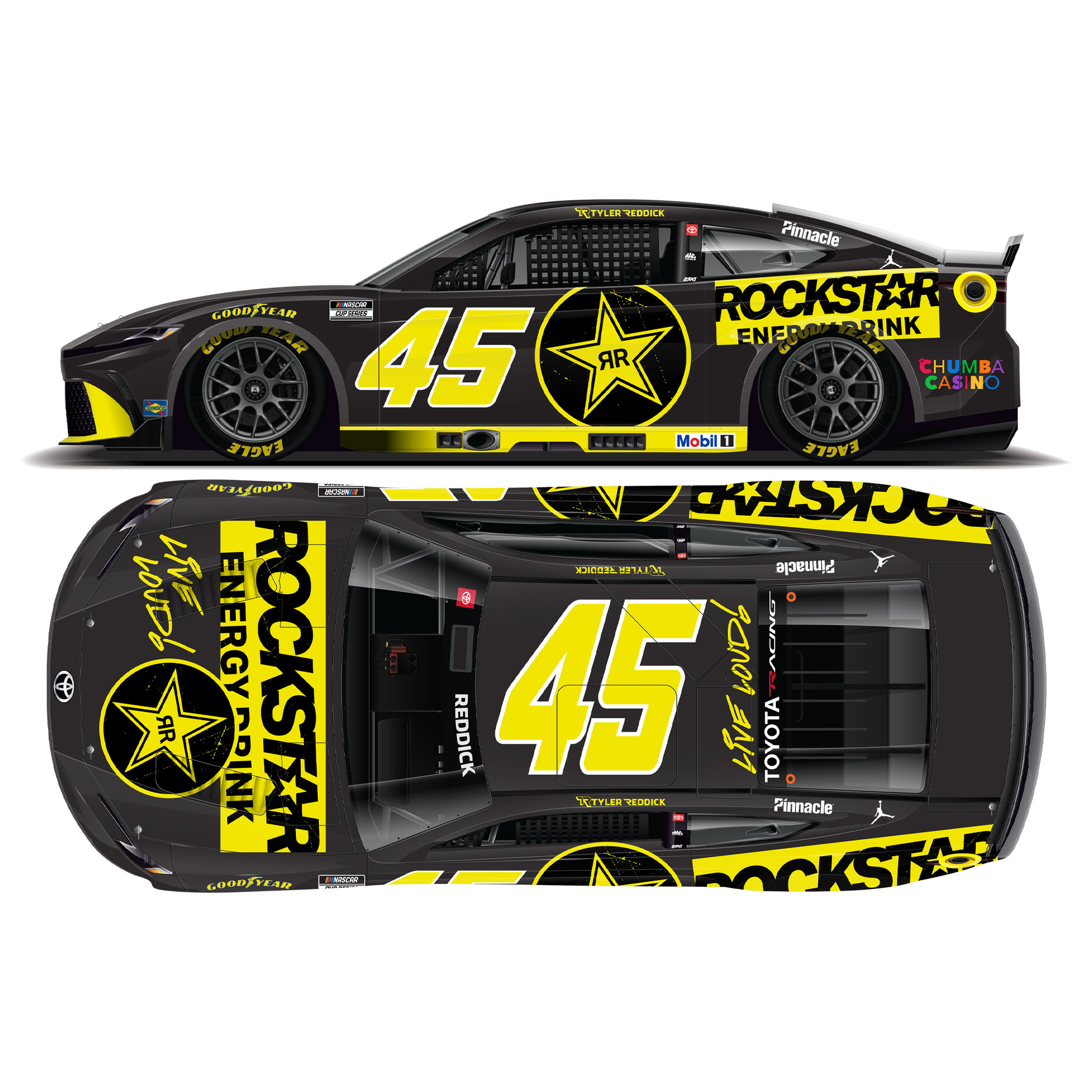Tyler Reddick 2026 Rockstar Energy 1:24 Diecast