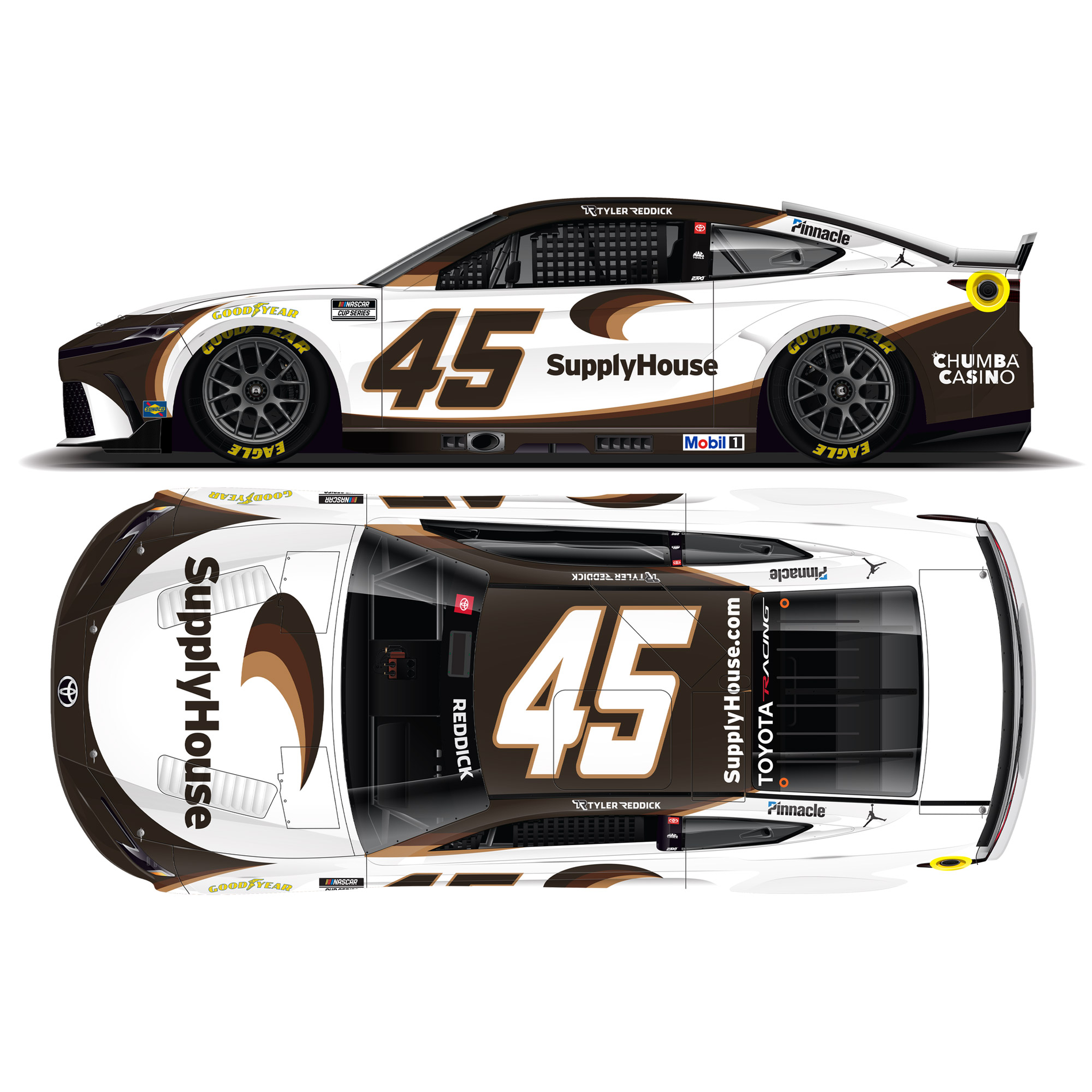 Tyler Reddick 2026 SupplyHouse 1:24 Diecast