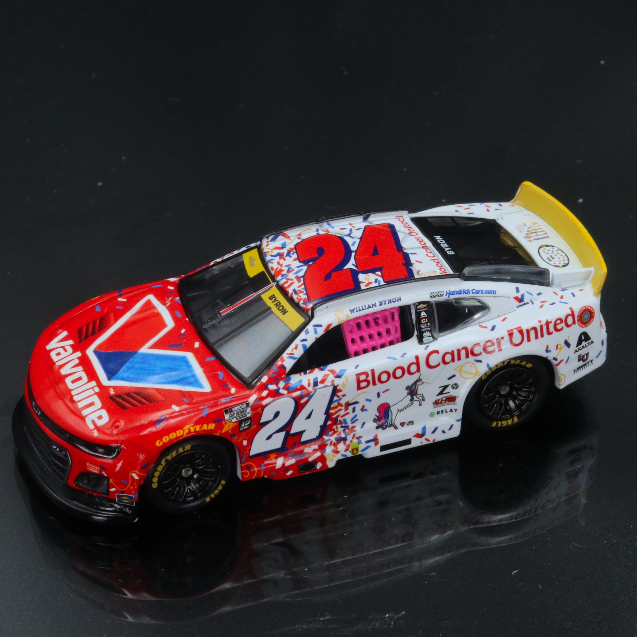 William Byron 2025 Valvoline Blood Cancer United 1:64 Diecast