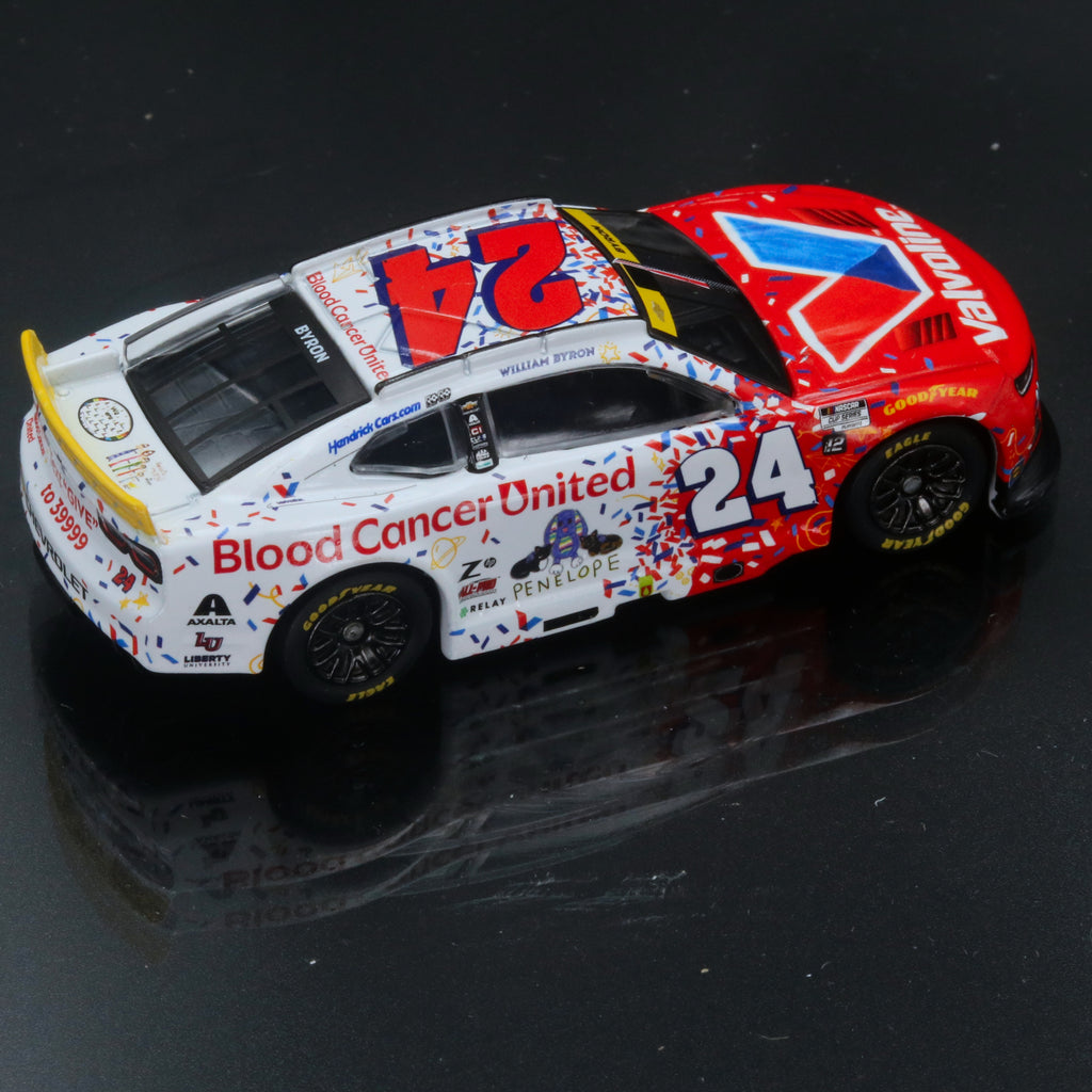 William Byron 2025 Valvoline Blood Cancer United 1:64 Diecast