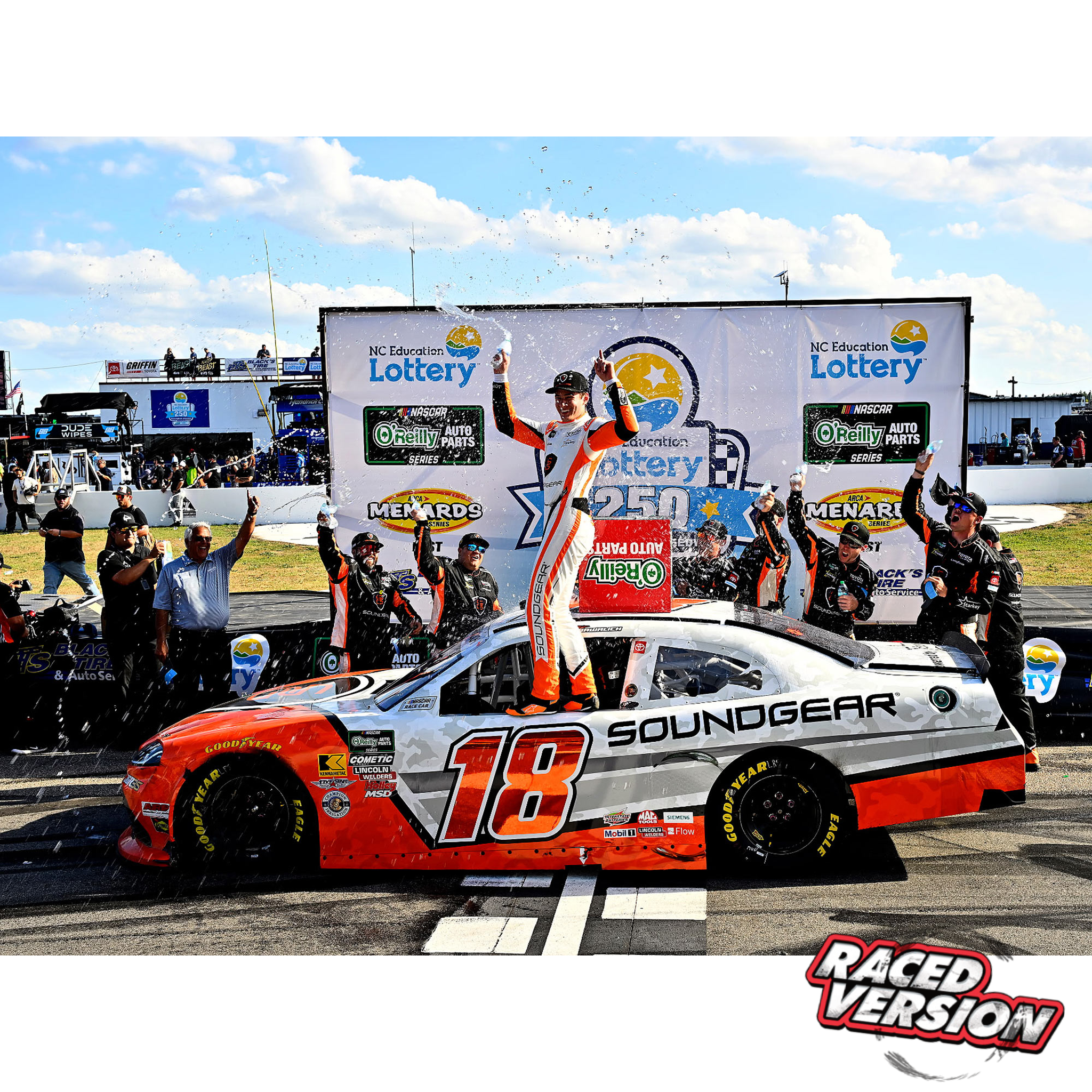 William Sawalich 2026 Soundgear Rockingham Speedway Race Win 1:24 Diecast