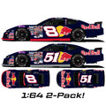 Connor Zilisch and Shane van Gisbergen 2026 Red Bull Late Model 2-Pack of 1:64 Diecast
